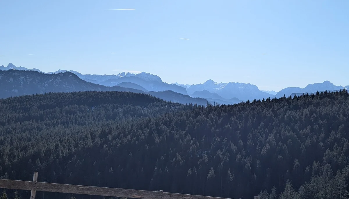 Bergwanderung Teisenberg | © DAV Gangkofen/Martin Götz - Blick Richtung Süden - beste Fernsicht