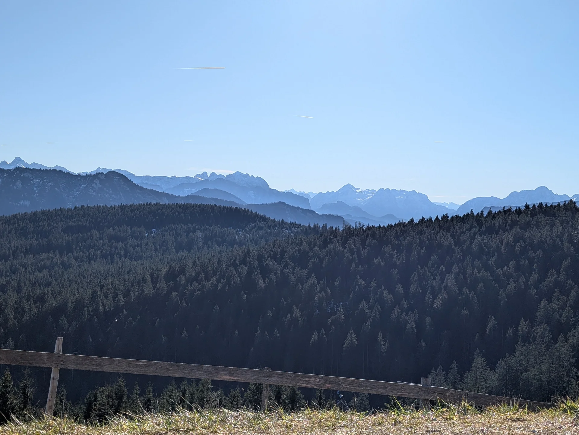 Bergwanderung Teisenberg | © DAV Gangkofen/Martin Götz - Blick Richtung Süden - beste Fernsicht