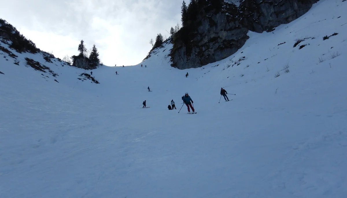 © (DAV-Gangkofen) Gute Fahrbedingungen im Treffer