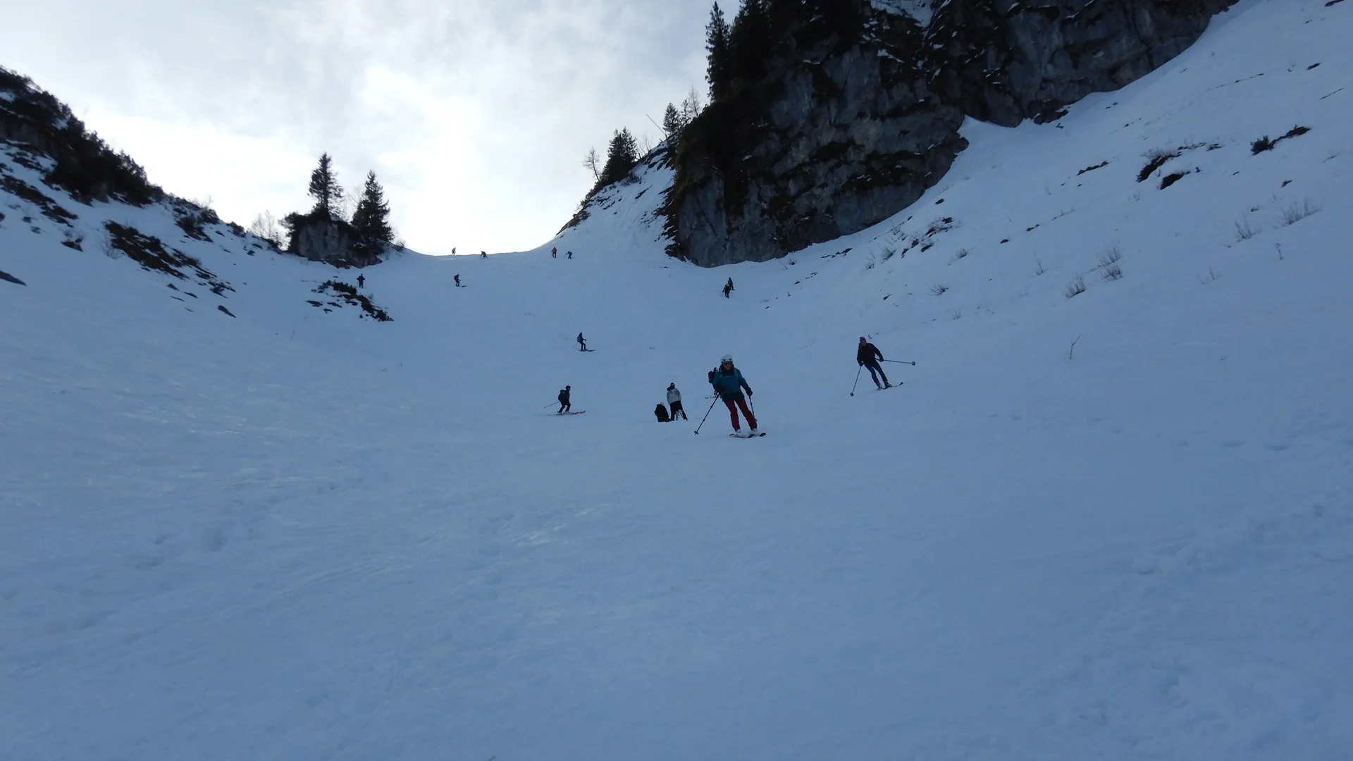 © (DAV-Gangkofen) Gute Fahrbedingungen im Treffer