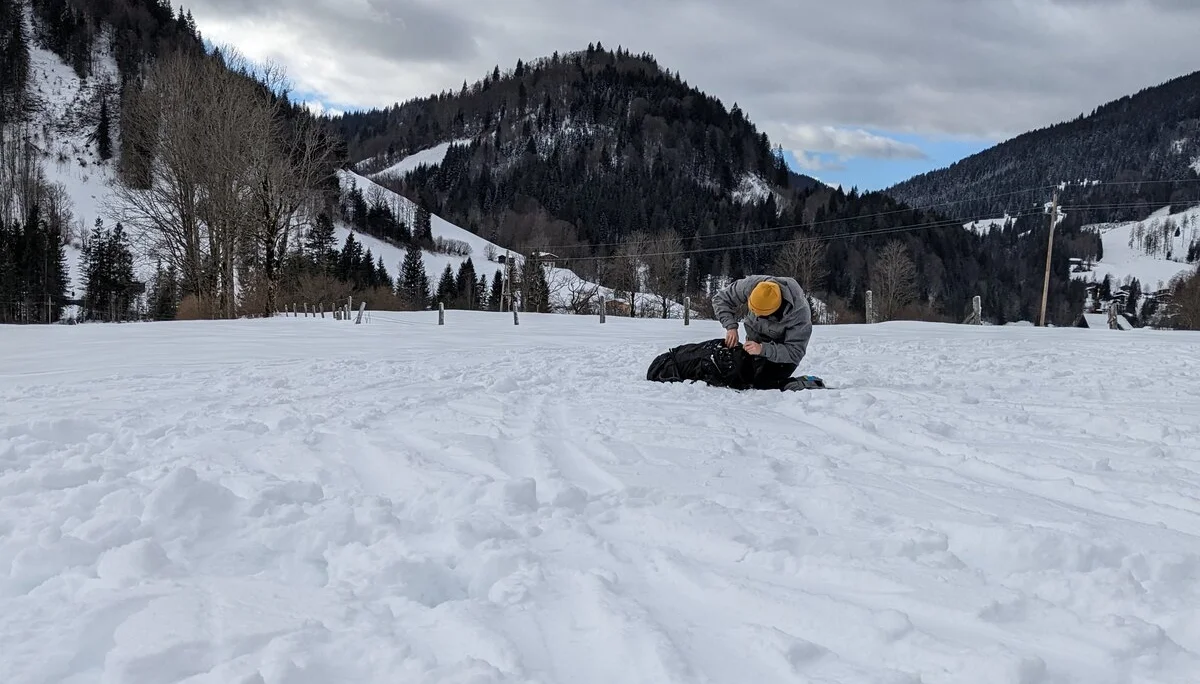 © (DAV Gangkofen) Josef, wo ist die Schaufel?