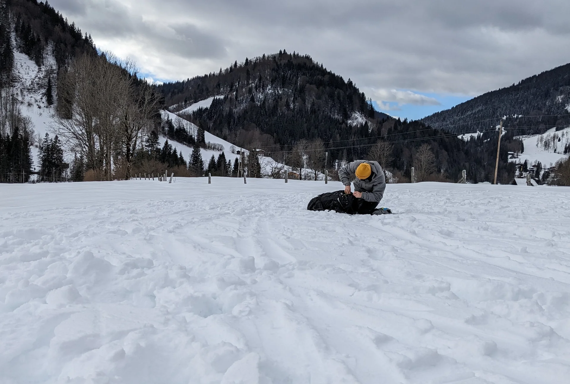 © (DAV Gangkofen) Josef, wo ist die Schaufel?