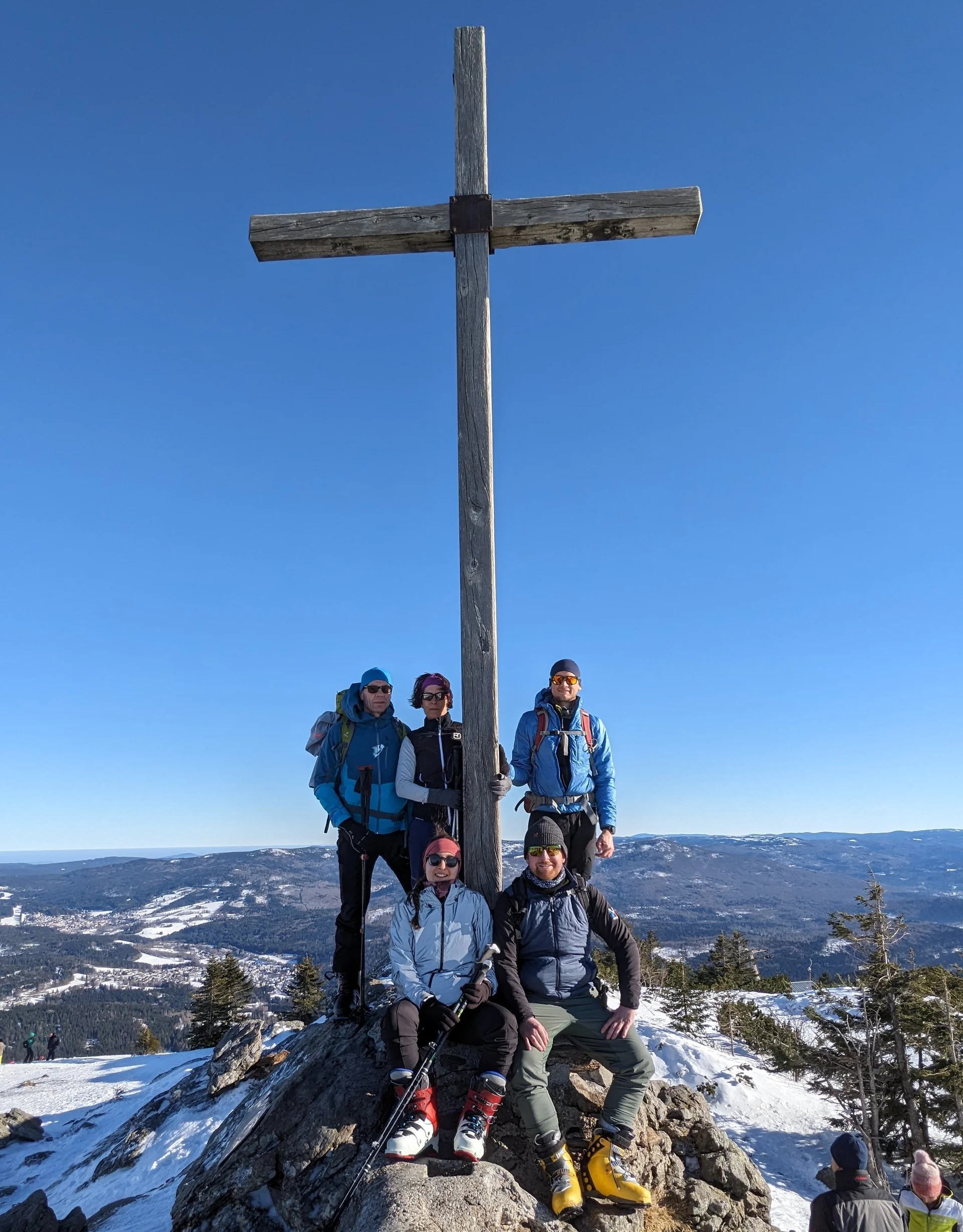 © (DAV Gangkofen) Die Gruppe auf dem Gipfel