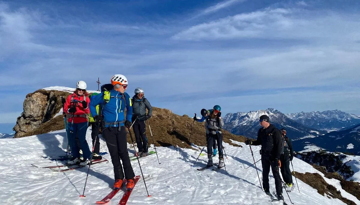 © (DAV-Gangkofen) fertig zur Abfahrt