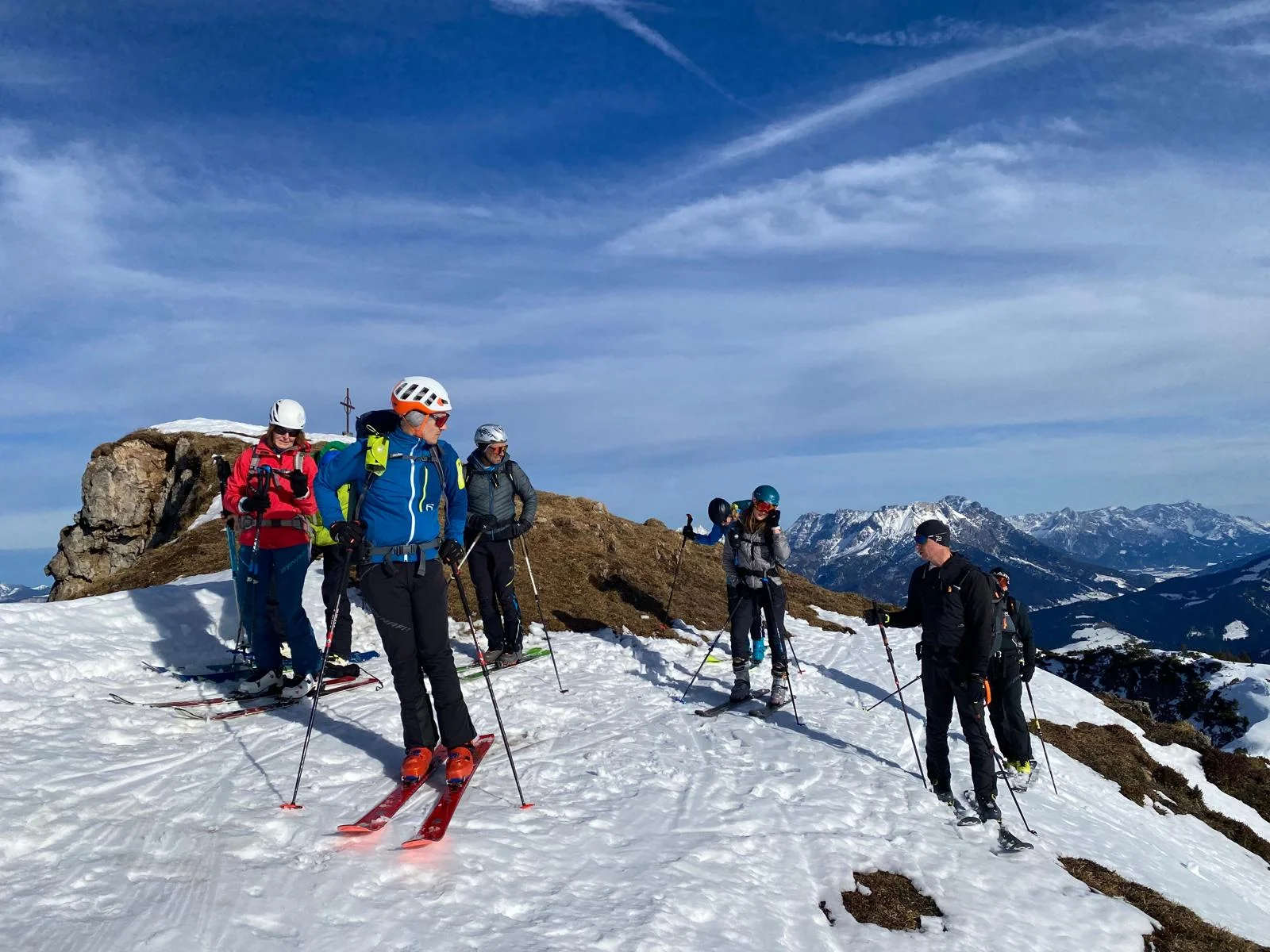 © (DAV-Gangkofen) fertig zur Abfahrt