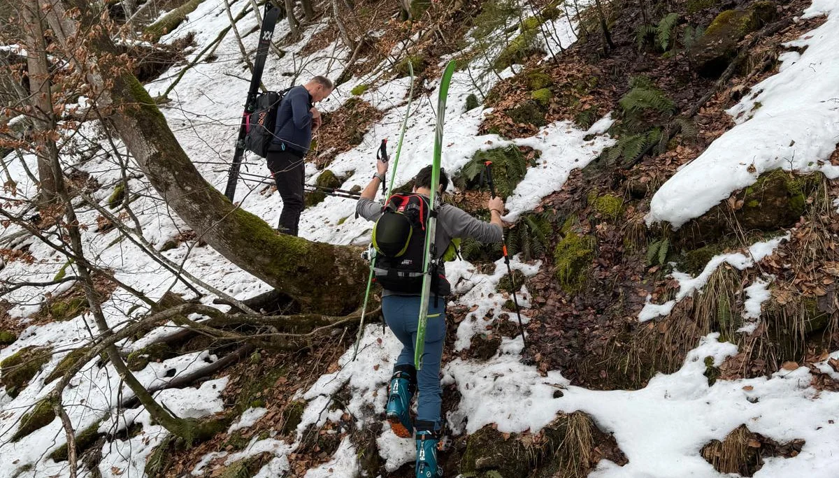 © (DAV-Gangkofen) Beim Aufsstieg kurz nach dem Gasthof Winklmoos
