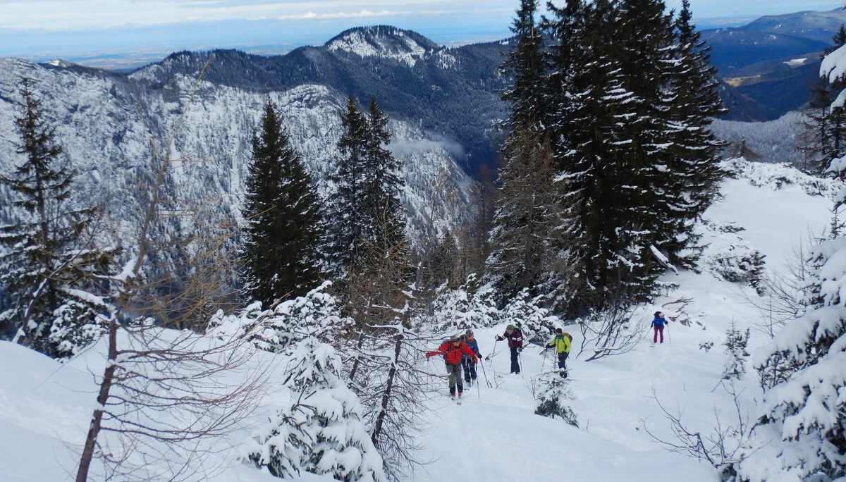 © (DAV-Gangkofen) die letzten Meter auf die Schneid