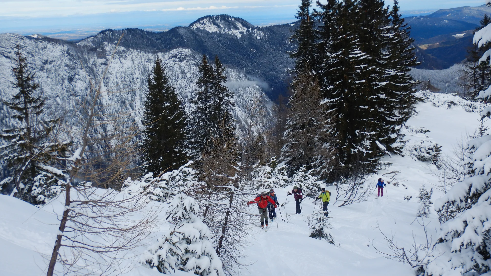 © (DAV-Gangkofen) die letzten Meter auf die Schneid