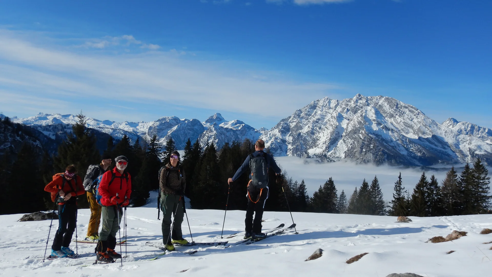 © (DAV-Gangkofen) Hintergrund ist der Watzmann
