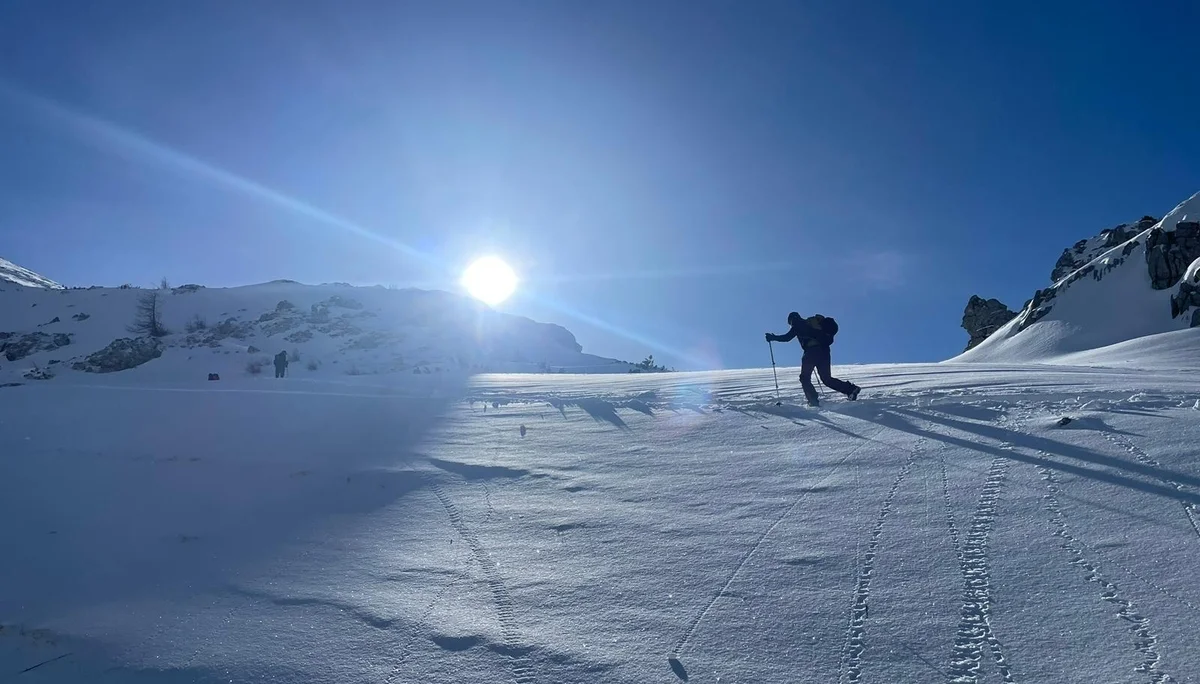 © (DAV-Gangkofen) sonniger Aufstieg