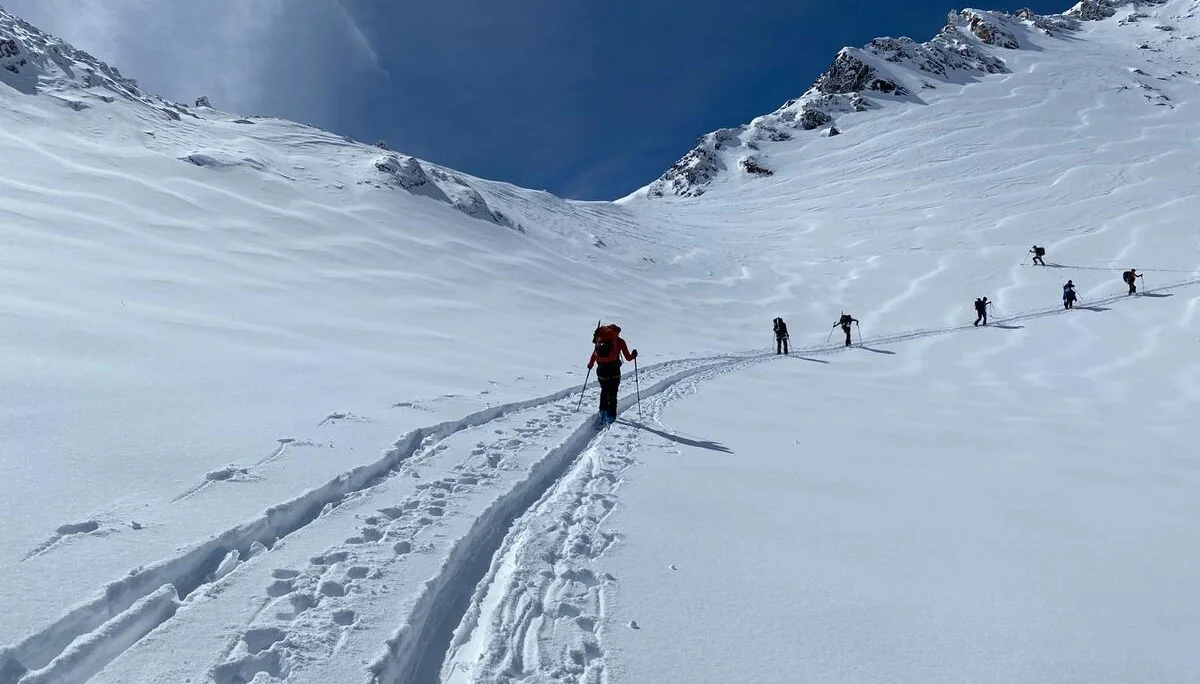© (DAV-Gangkofen) - Spurarbeit Richtung Wütenkarsattel
