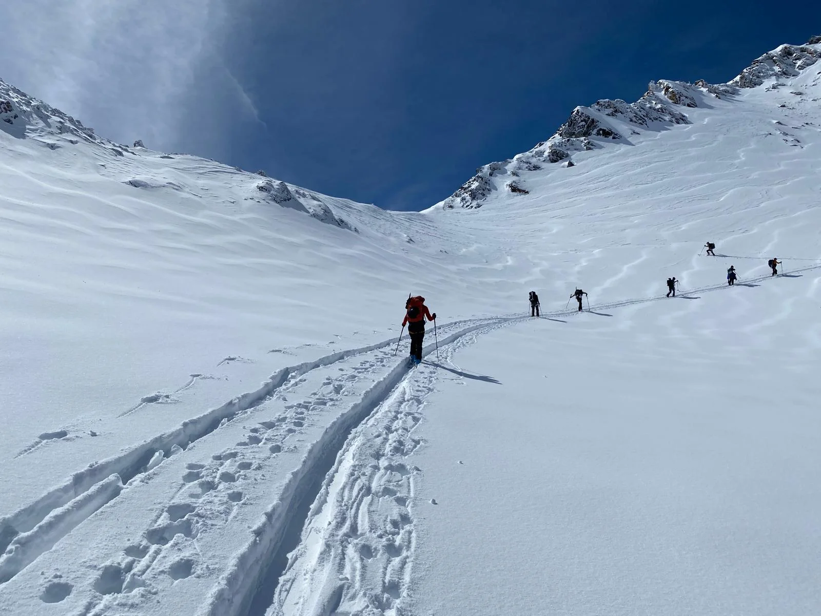 © (DAV-Gangkofen) - Spurarbeit Richtung Wütenkarsattel