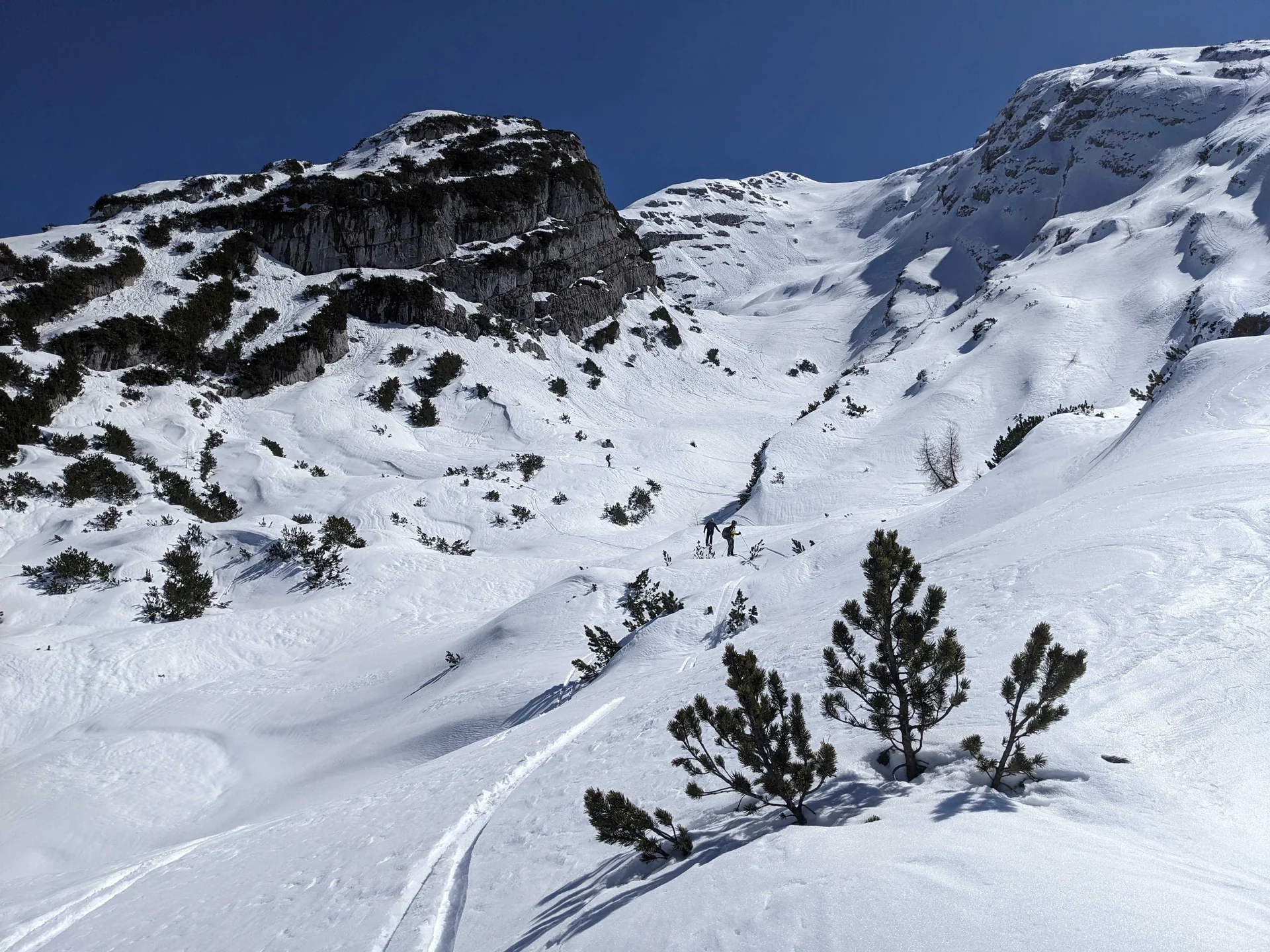 © (DAV Gangkofen) Abfahrt vom Seehorn