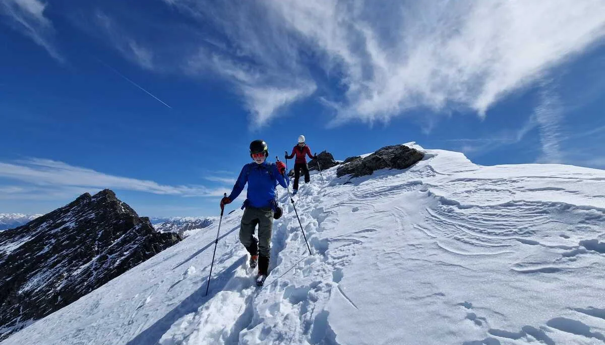 © DAV-Gangkofen - Abstieg vom Gipfel