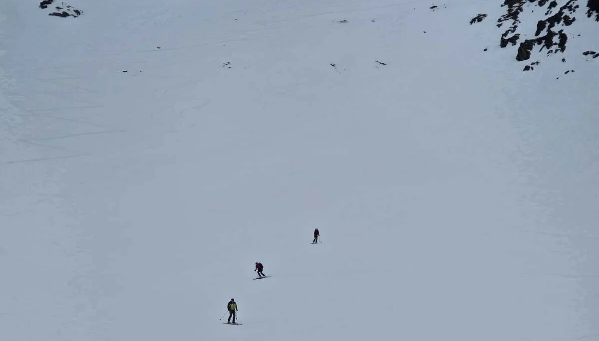 © DAV-Gangkofen - Steile Abfahrt vom Jöchl