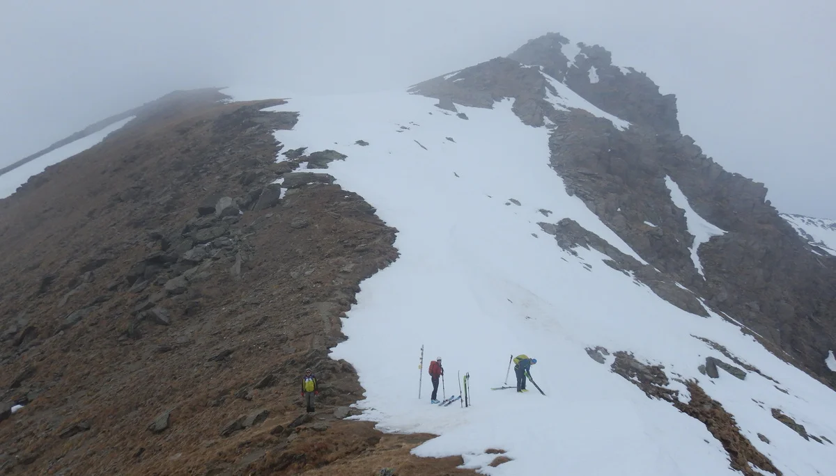 © DAV-Gangkofen - Aufkommender Nebel verwährte uns den Gipfel