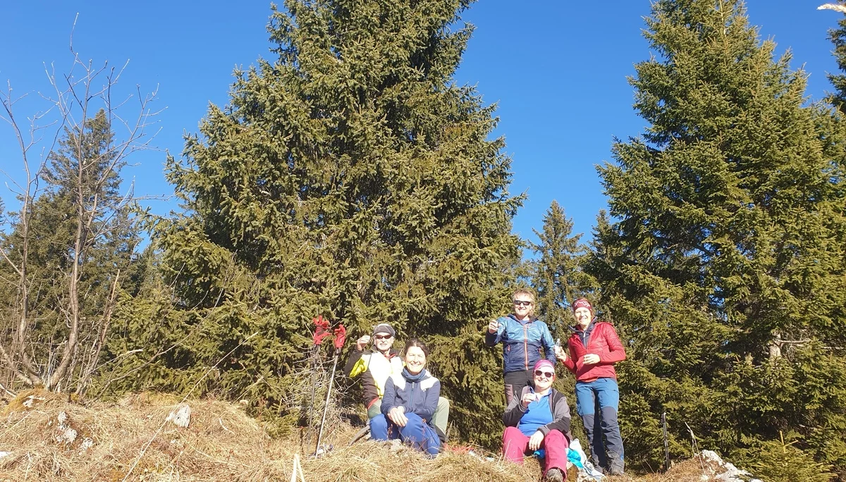 © (DAV Gangkofen) auf der Hochebene angekommen