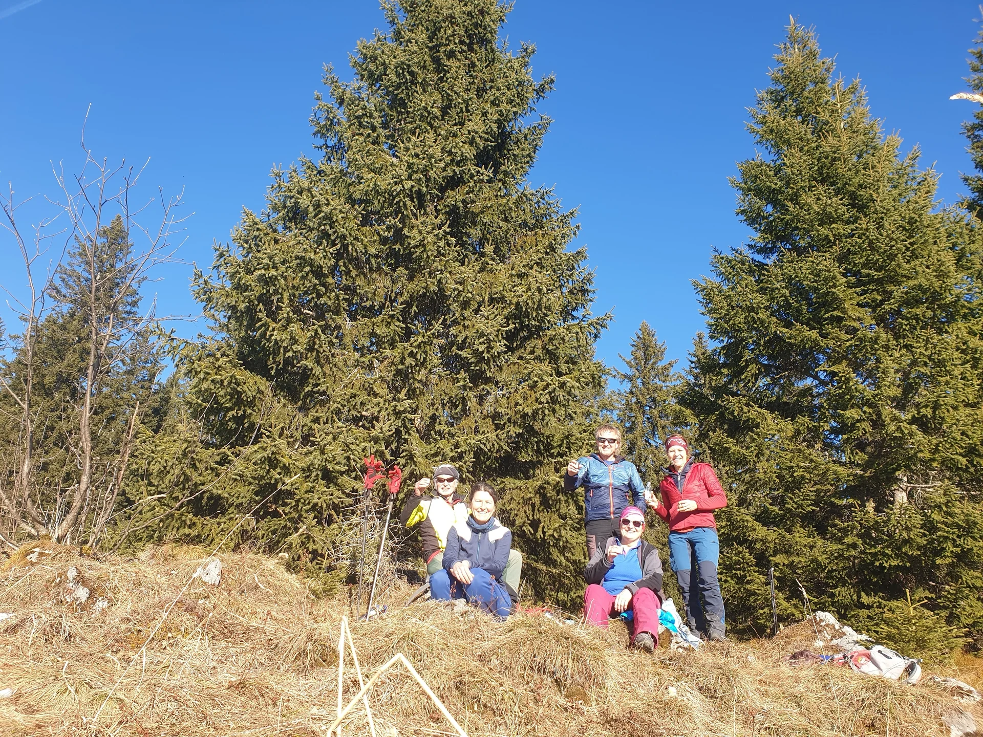 © (DAV Gangkofen) auf der Hochebene angekommen