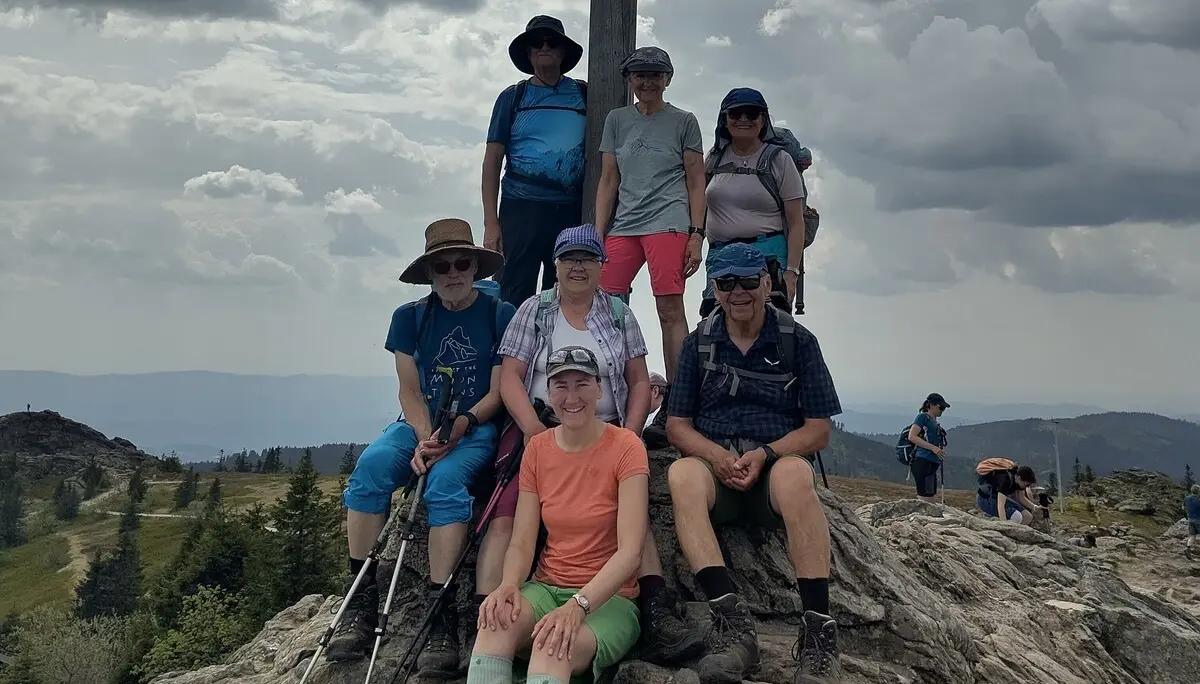 Am Gipfel des Großen Arber | © (DAV Gangkofen)
