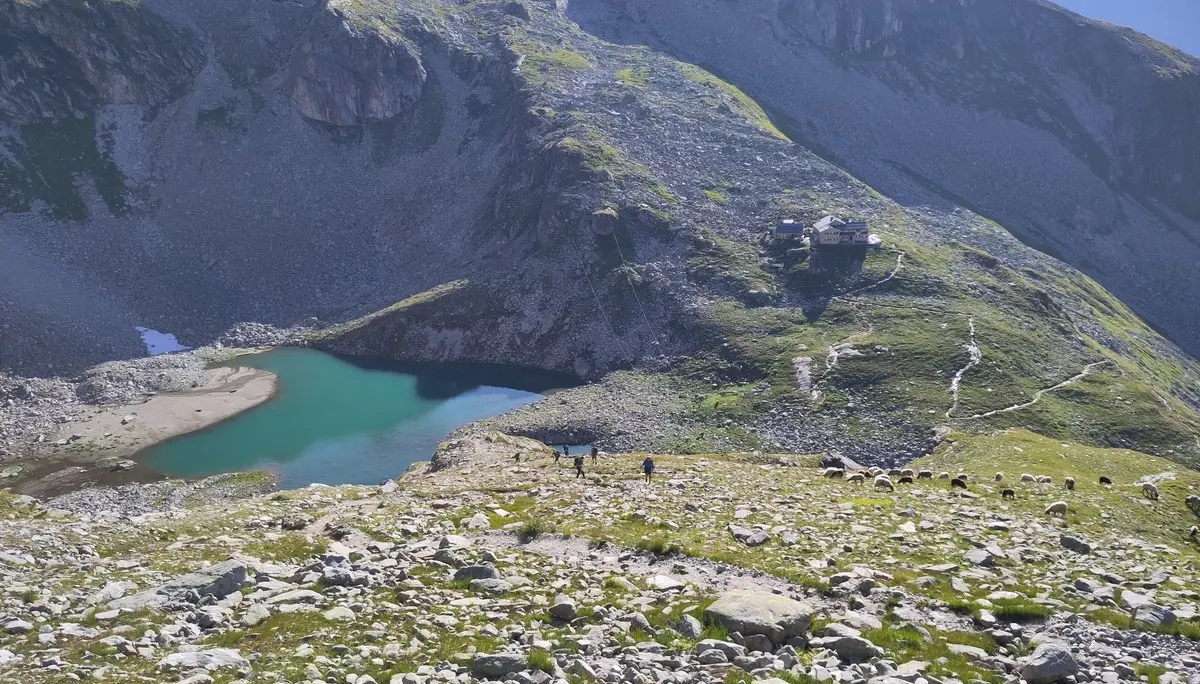 © (DAV-Gangkofen) Blick zurück zum Friesenberghaus