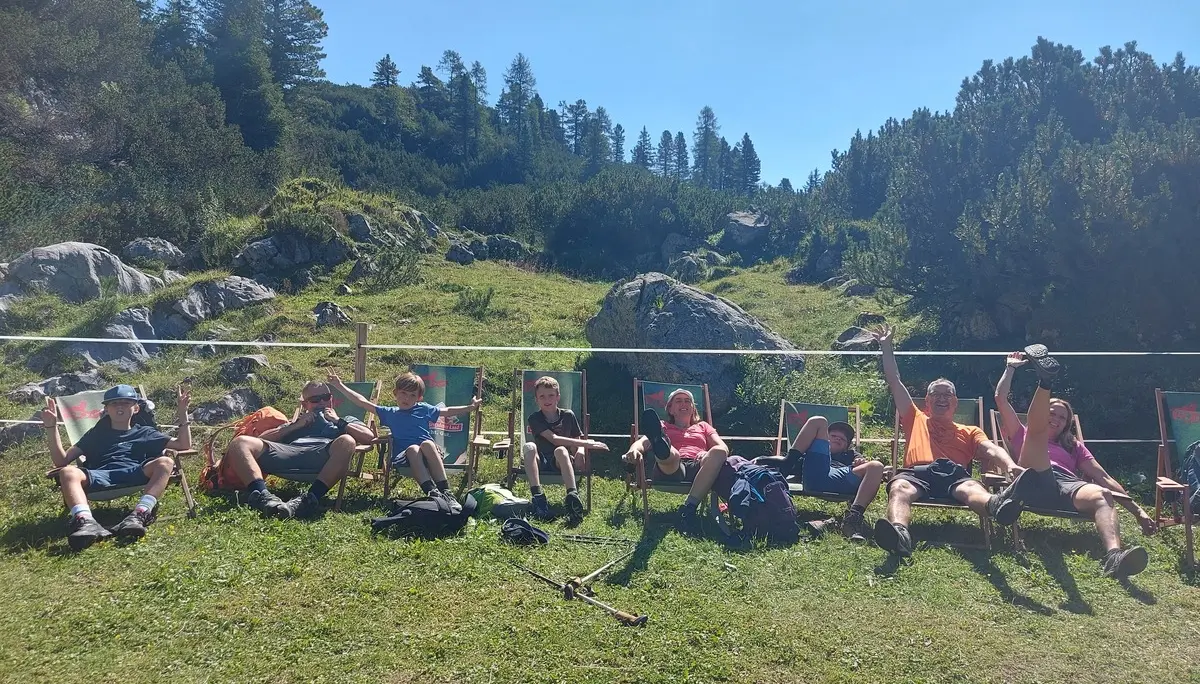 © (DAV Gangkofen) Familienwanderung Neue Traunsteiner Hütte
