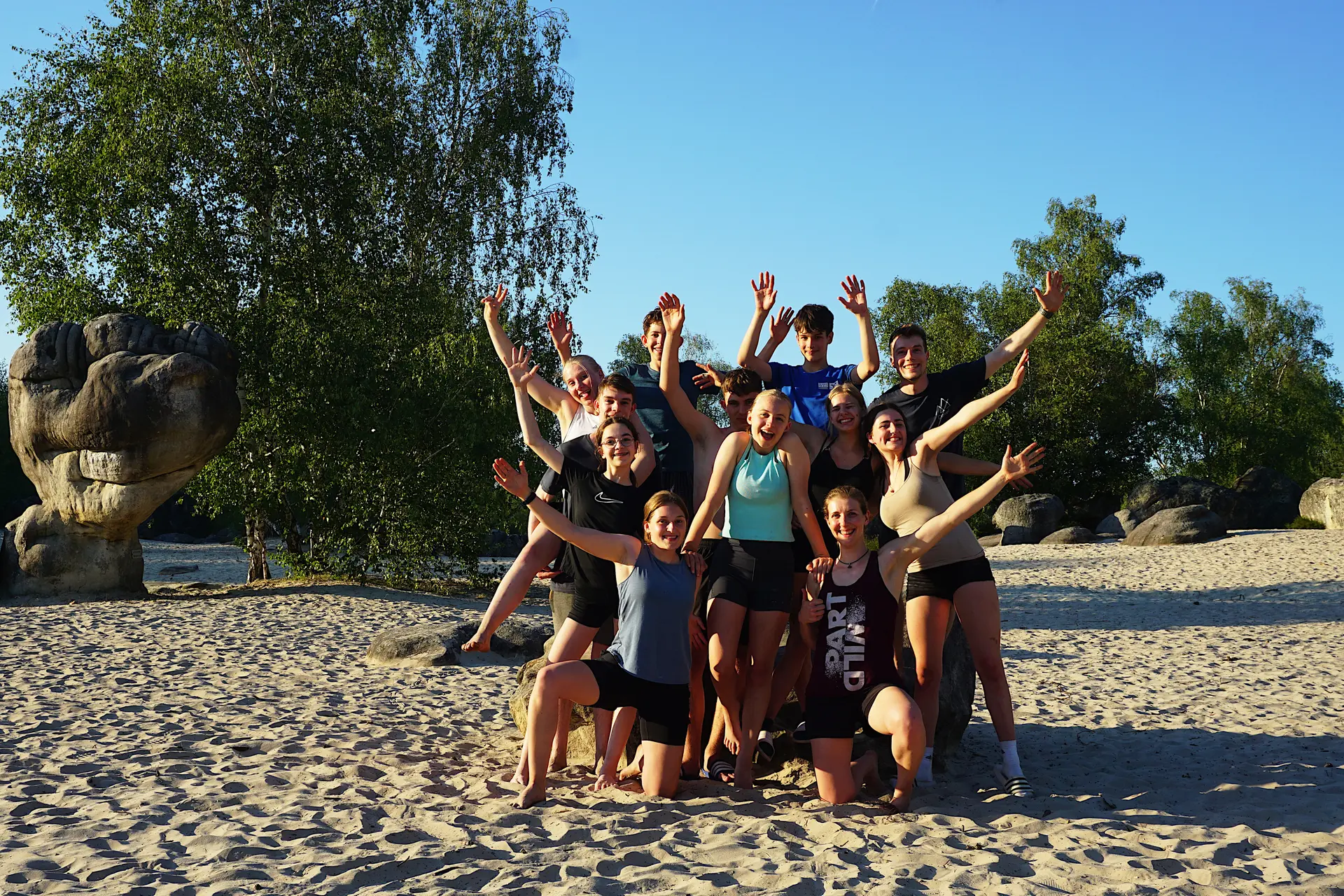 © (DAV Gangkofen) Jugend im Fountainbleau