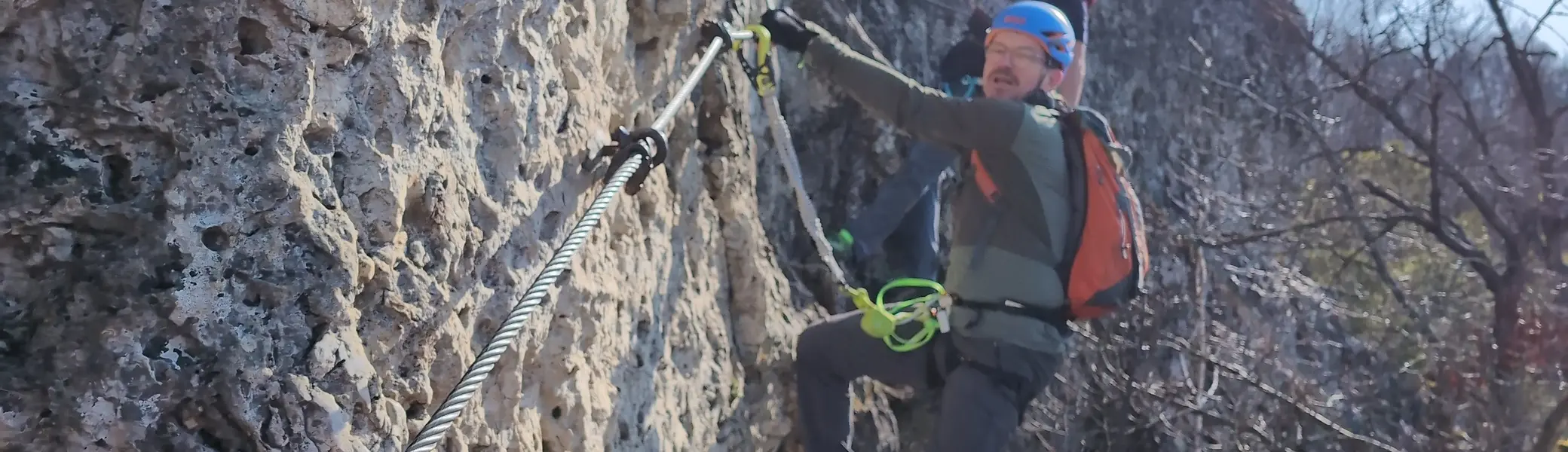 KS Höhenglücksteig | © DAV Gangkofen/Martin Götz_KS Höhenglücksteig_Im ersten Abschnitt