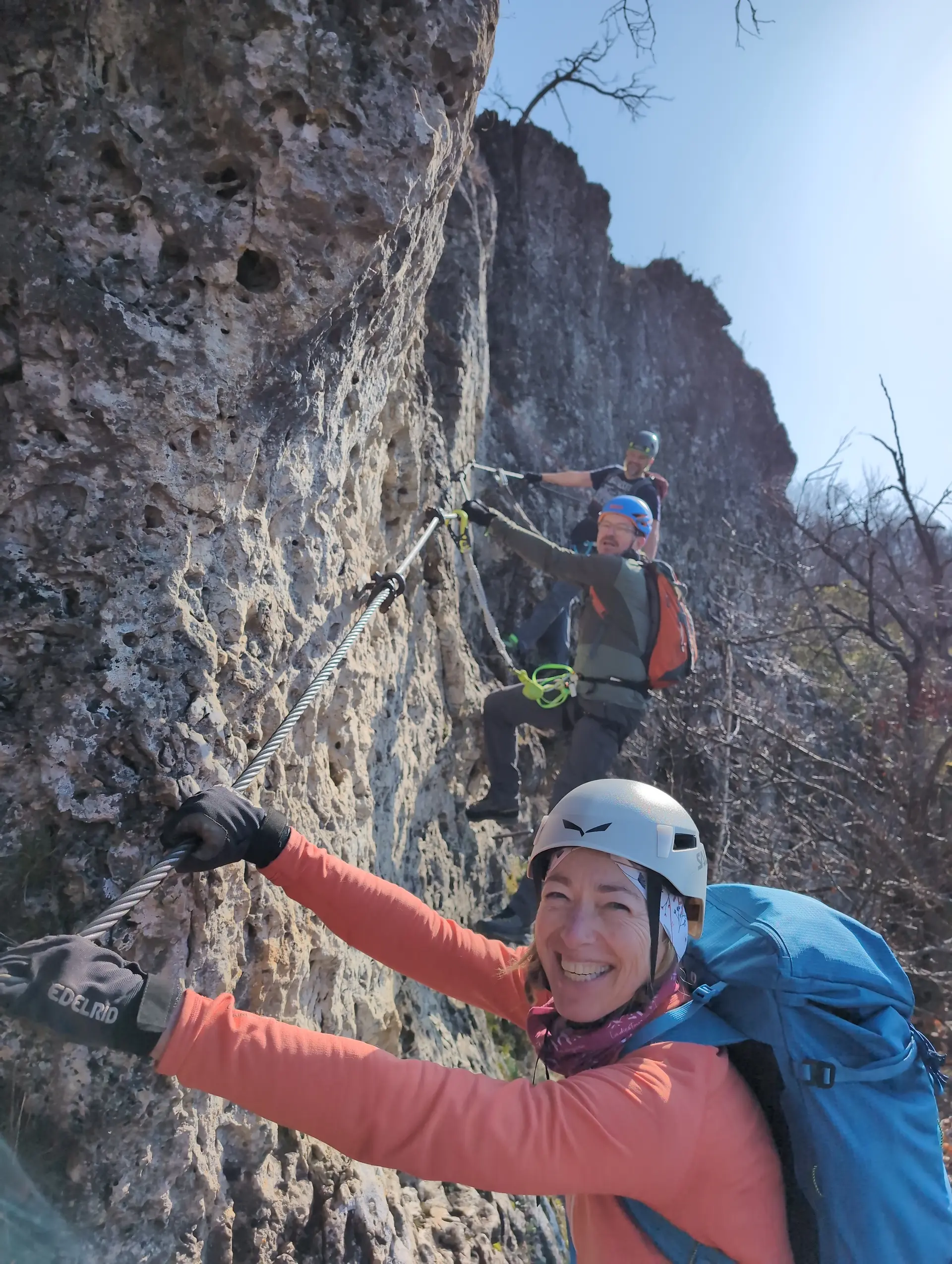 KS Höhenglücksteig | © DAV Gangkofen/Martin Götz_KS Höhenglücksteig_Im ersten Abschnitt
