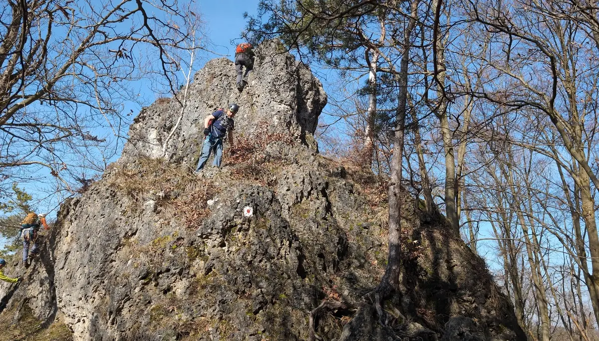 KS Höhenglücksteig | © DAV Gangkofen/Martin Götz_KS Höhenglücksteig_Abstieg vom Luginsland