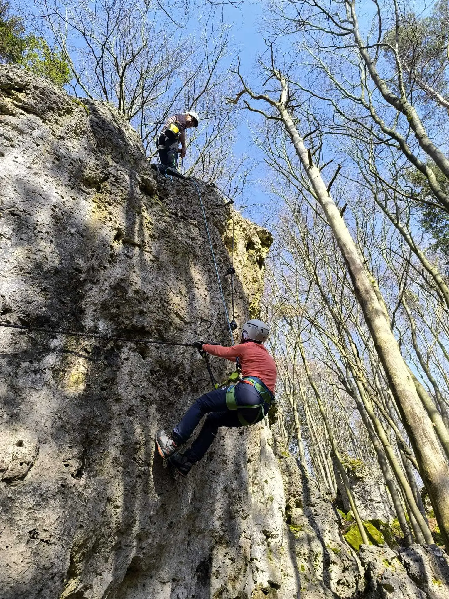 KS Höhenglücksteig | © DAV Gangkofen/Alwin Galler_KS Höhenglücksteig_Knackiger Herzog