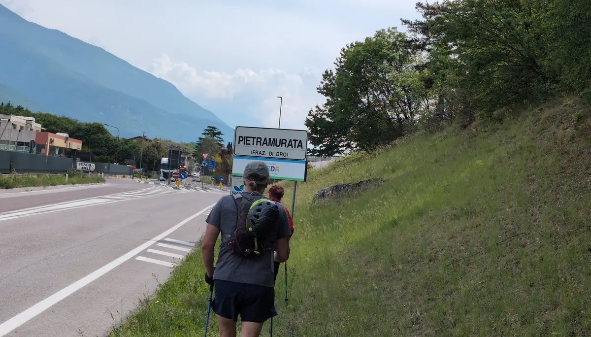 Klettersteige_4-Tage Gardase | © DAV Gangkofen/Martin Götz_Klettersteige_4-Tage Gardasee_KS Gardasee_2. Tag_KS Che Guevara_Rückweg_Kurz vor Pietramurata