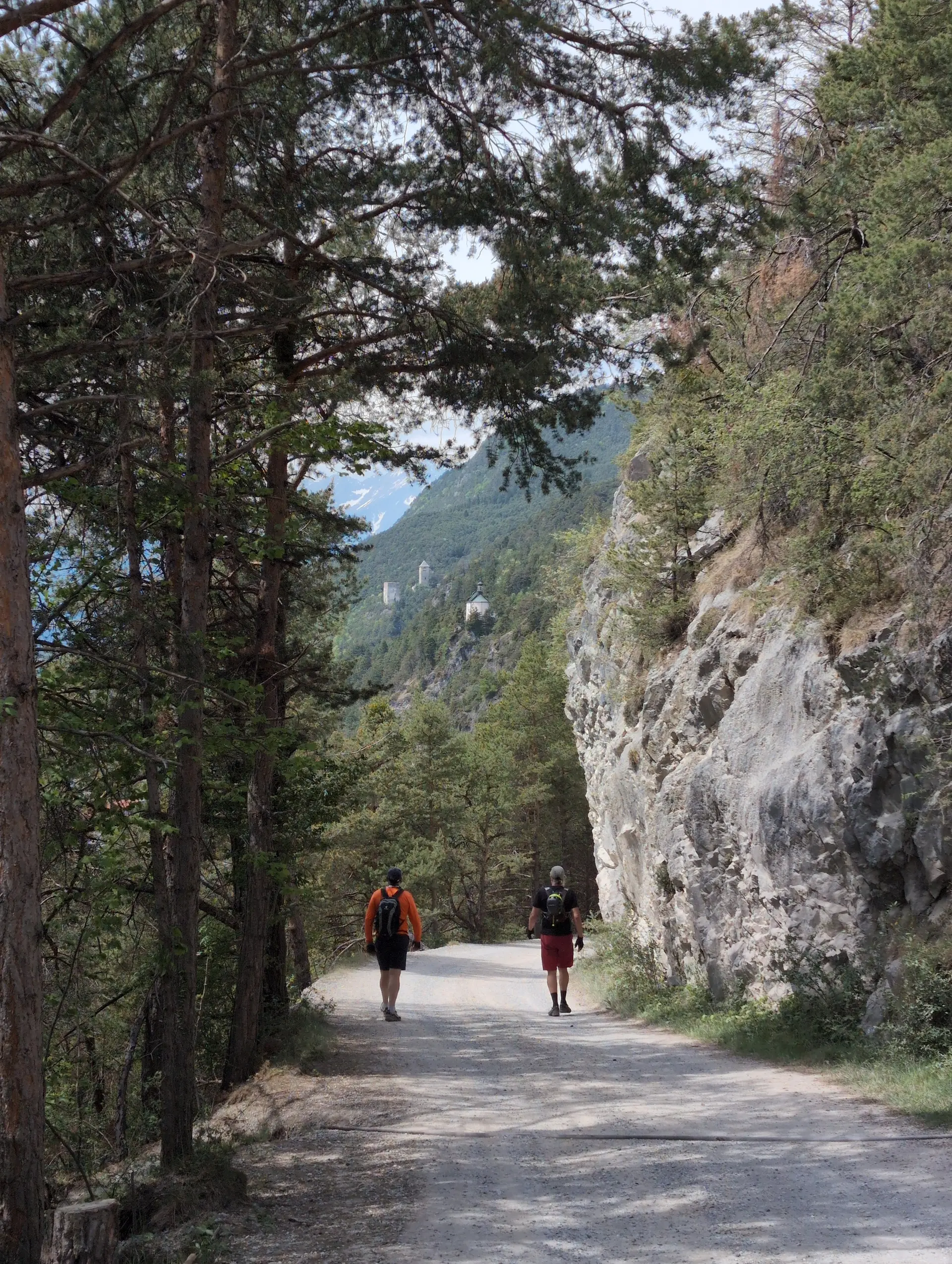 Klettersteige_4-Tage Gardase | © DAV Gangkofen/Martin Götz_Klettersteige_4-Tage Gardasee_KS Gardasee_4. Tag_KS Kaiser Max_Unterer Teil_Rückweg auf Forststraße