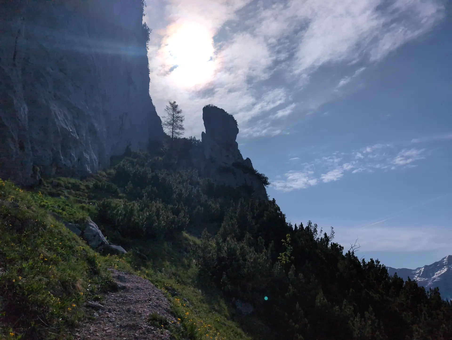 KS S'Schustagangl_ | © DAV Gangkofen/Martin Götz_KS S'Schustagangl_Im Klettersteig