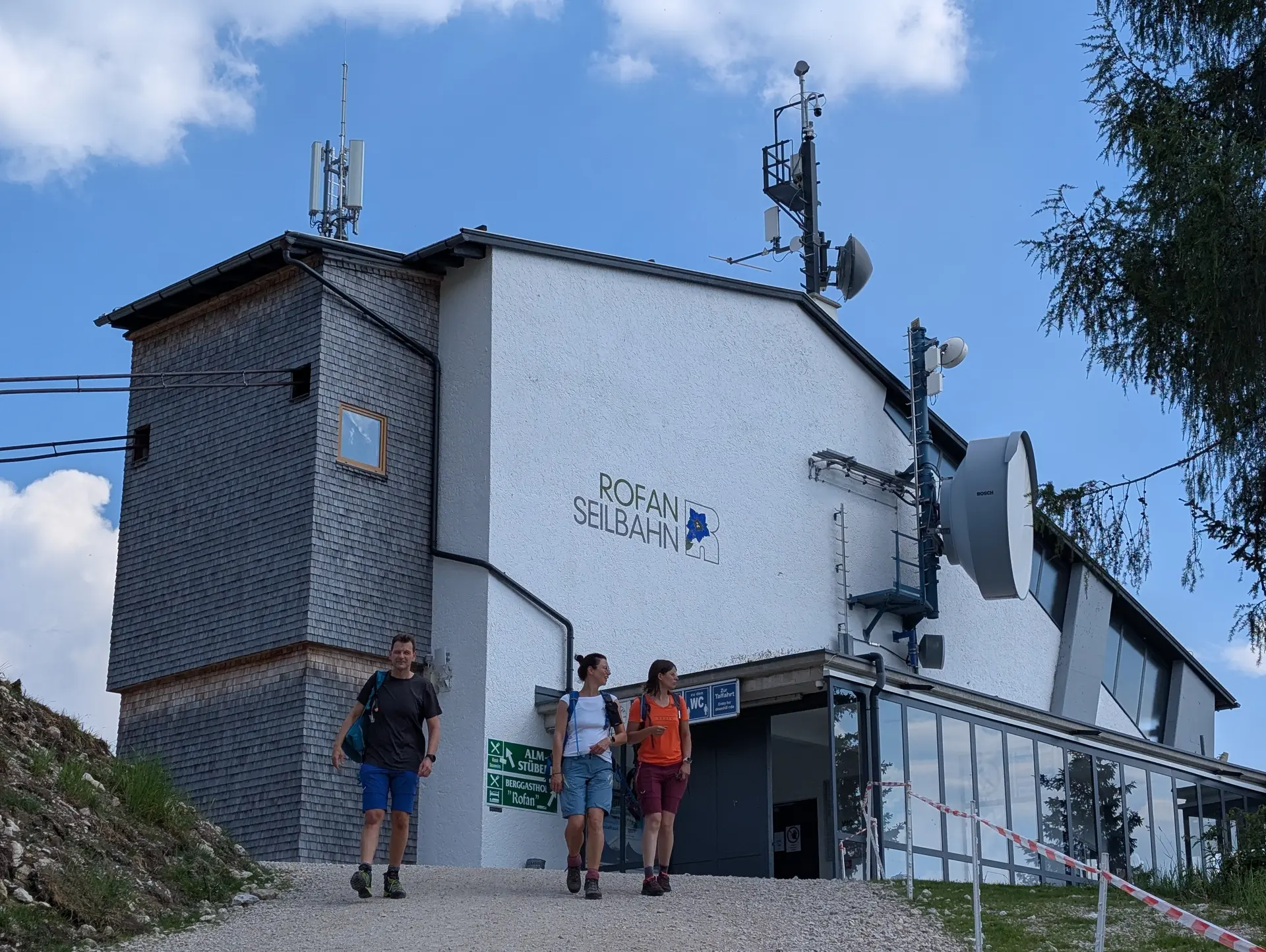 KS 5 Gipfel Rofan Achensee | © DAV Gangkofen/Martin Götz_KS 5 Gipfel_0_Bergstation der Seilbahn