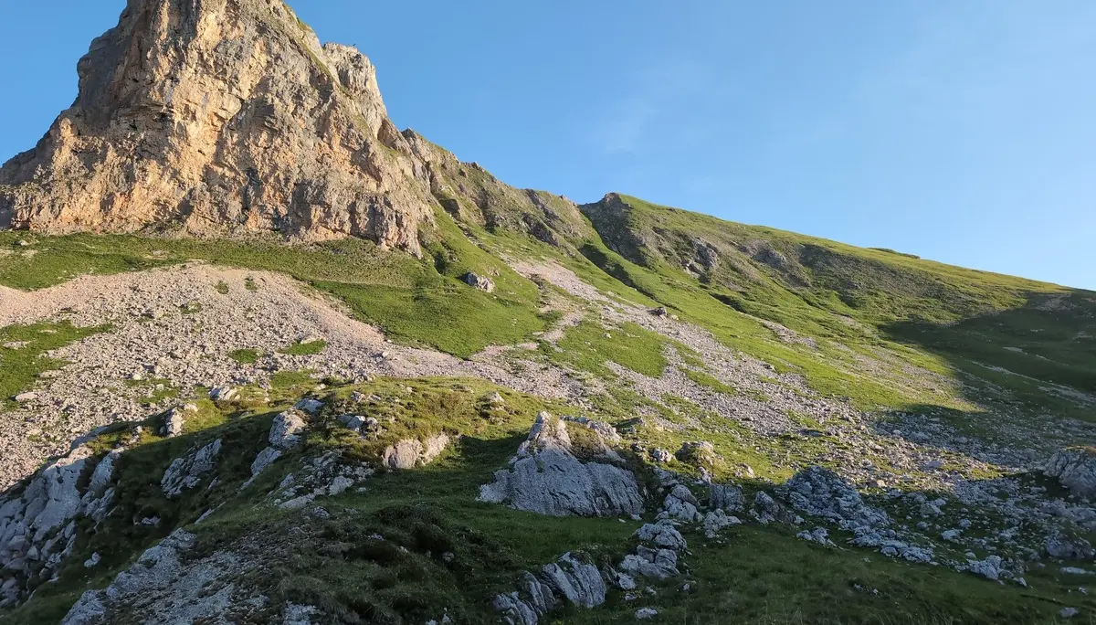 KS 5 Gipfel Rofan Achensee | © DAV Gangkofen/Martin Götz_KS 5 Gipfel_2_Rosskopf_Übergang von der Haidachstellwand