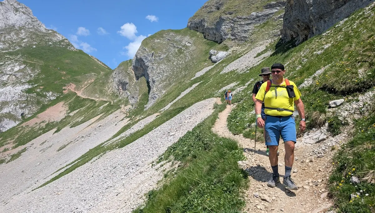 KS 5 Gipfel Rofan Achensee | © DAV Gangkofen/Martin Götz_KS 5 Gipfel_6_Rückweg_Wanderweg
