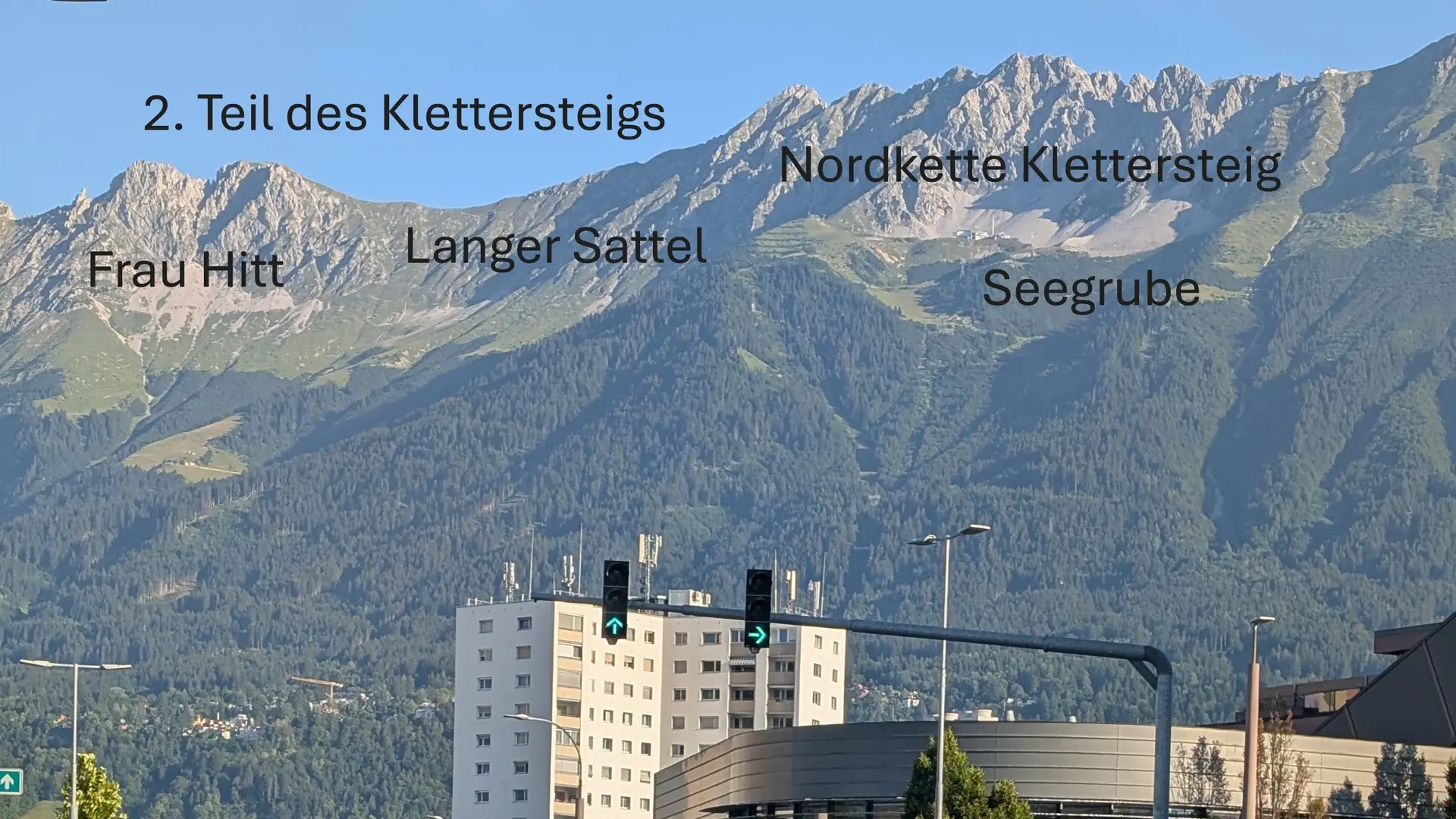 KS Karwendel | © DAV Gangkofen/Martin Götz_KS Karwendel_1-3.Tag_Nordkette Übersicht