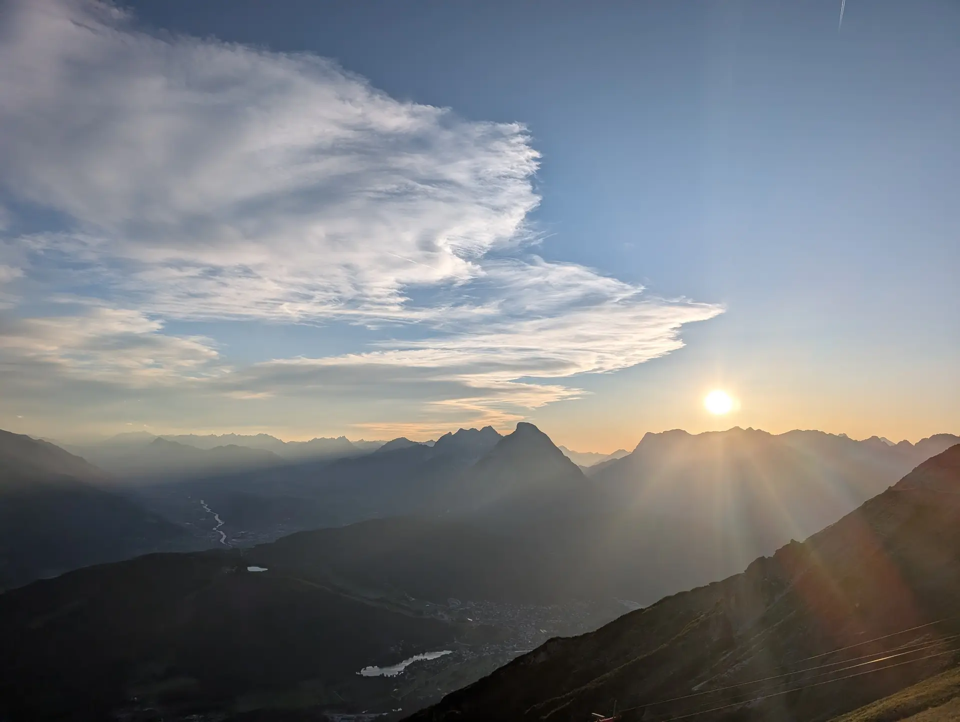 KS Karwendel | © DAV Gangkofen/Martin Götz_KS Karwendel_1.Tag_Nördlinger Hütte_Abendstimmung
