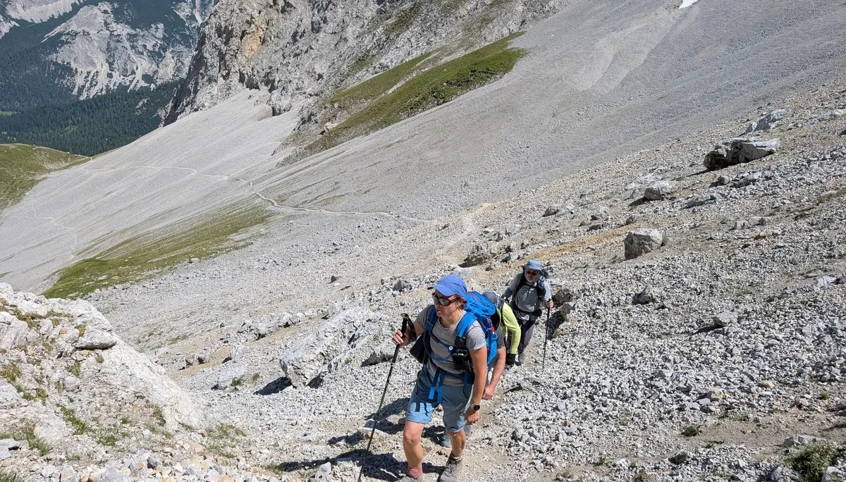 KS Karwendel | © DAV Gangkofen/Martin Götz_KS Karwendel_3.Tag_Gipfelstürmerweg_Im Frau Hitt Kar