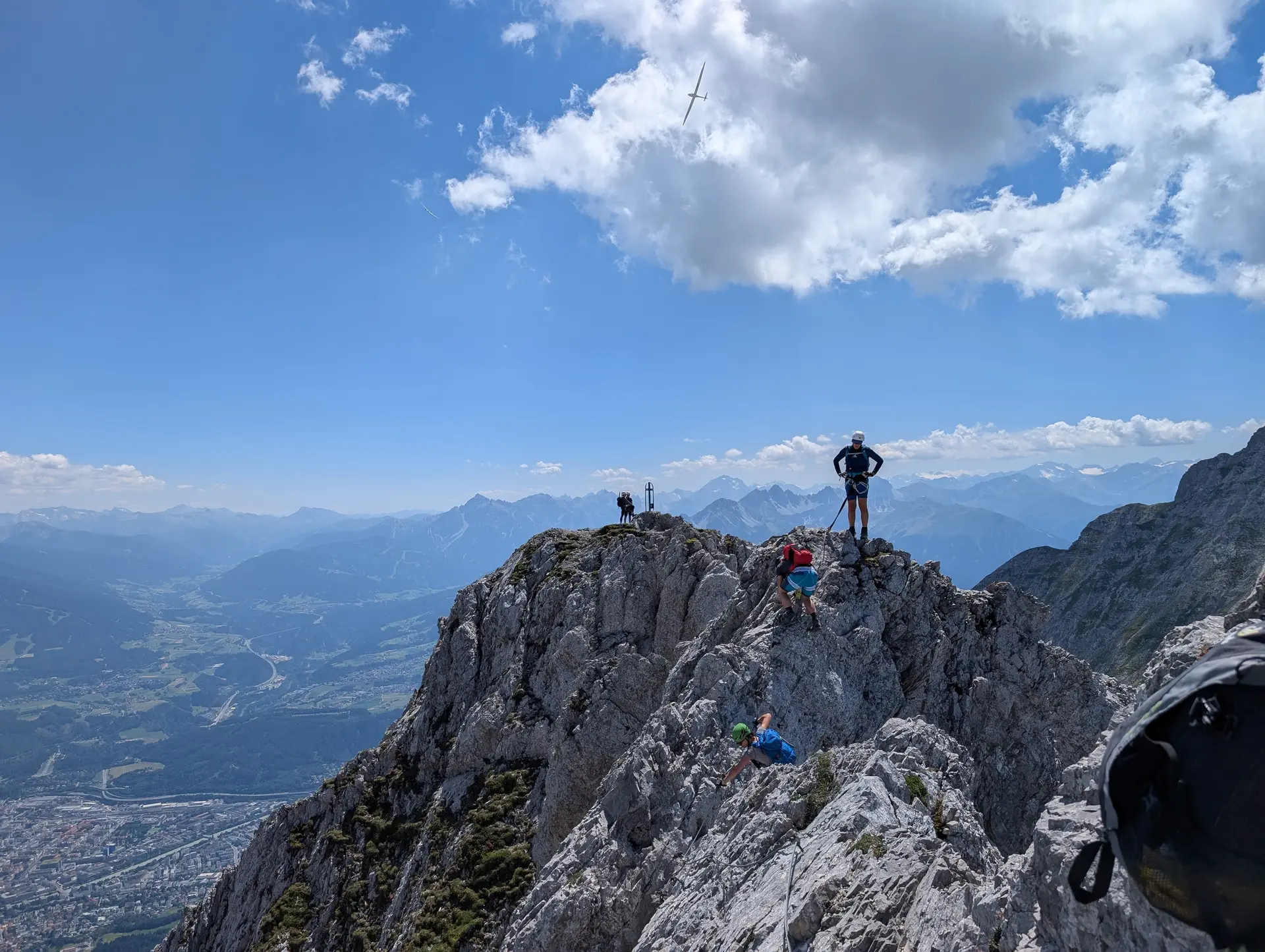 KS Karwendel | © DAV Gangkofen/Martin Götz_KS Karwendel_3.Tag_KS Nordkette 2. Teil_Auf dem Grat