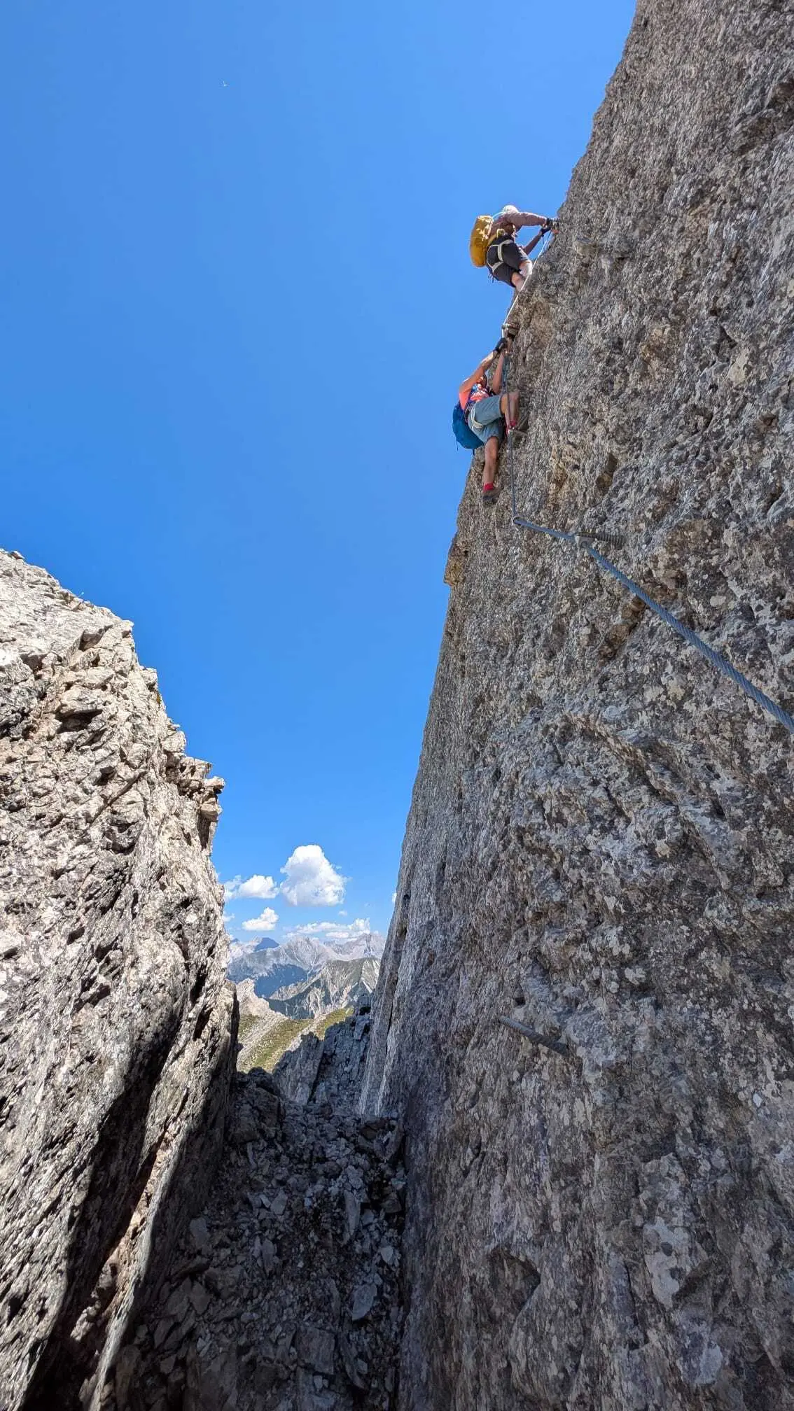 KS Karwendel | © DAV Gangkofen/Martin Schmidt_KS Karwendel_1.Tag_KS Haymon_Reither Spitze_Im Steig