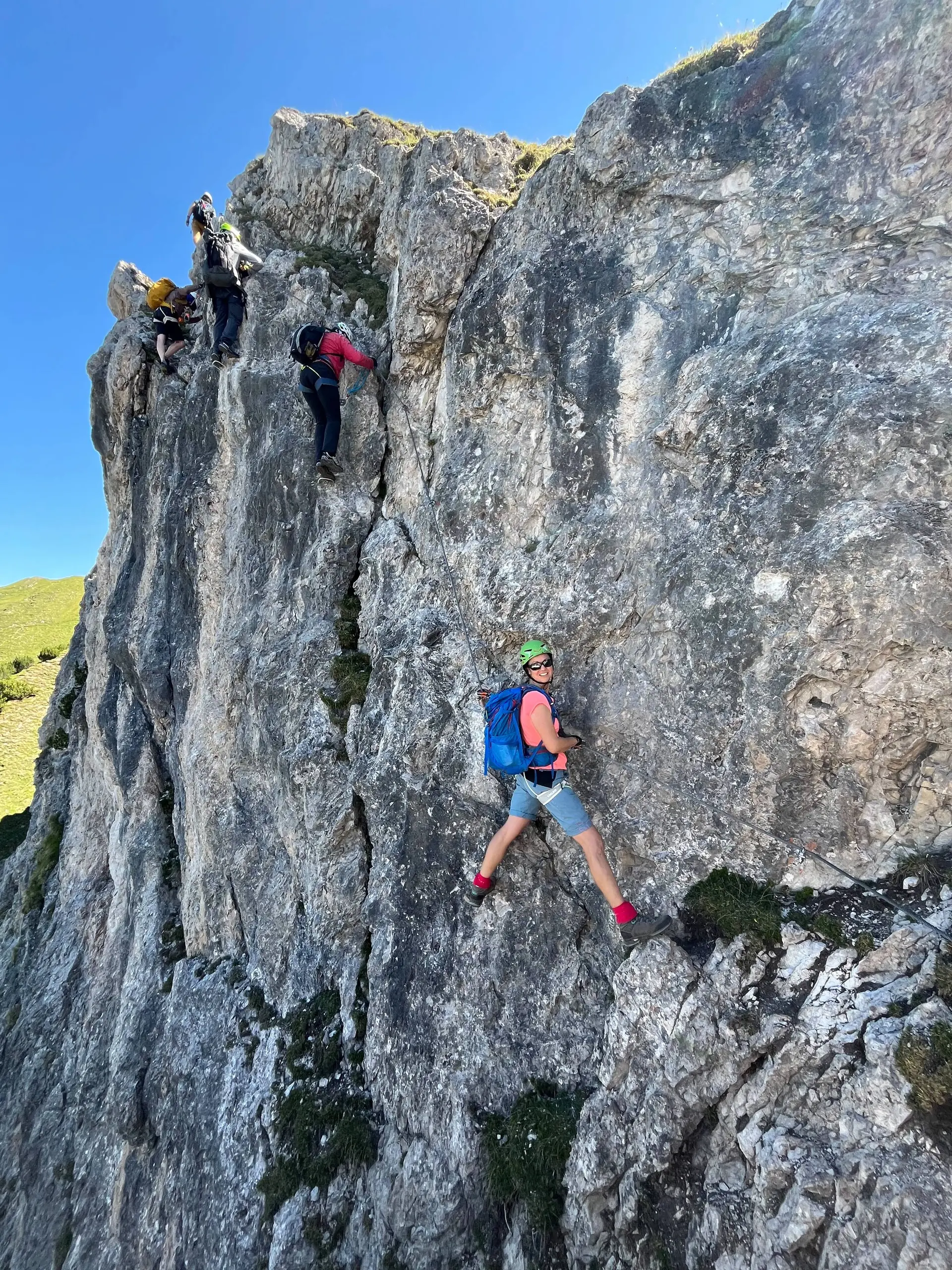 KS Karwendel | © DAV Gangkofen/Thomas Loher_KS Karwendel_1.Tag_KS Seefelder Panorama_Im Steig