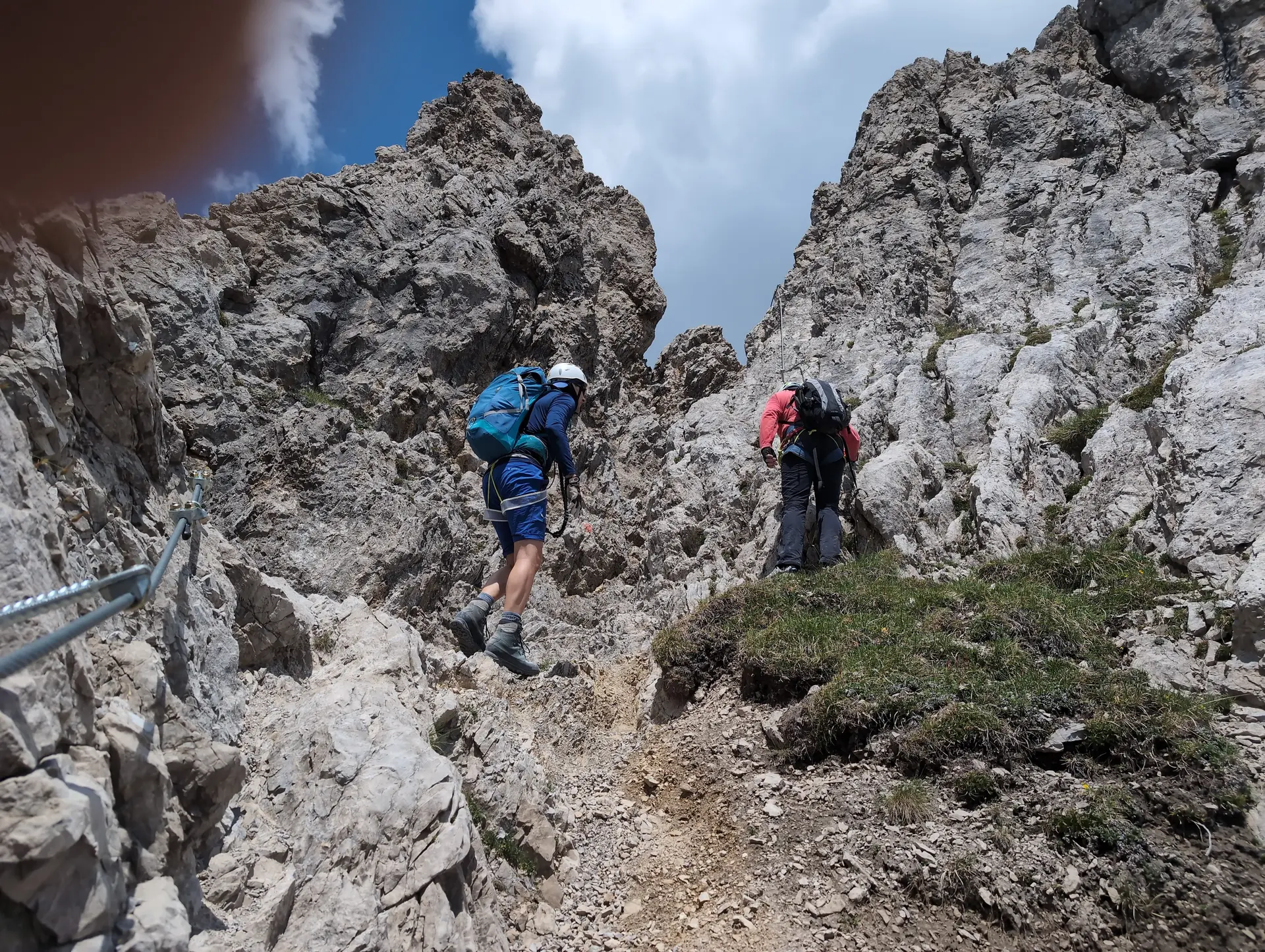 KS Karwendel | © DAV Gangkofen/Martin Götz_KS Karwendel_2.Tag_KS Zirler_Im Steig