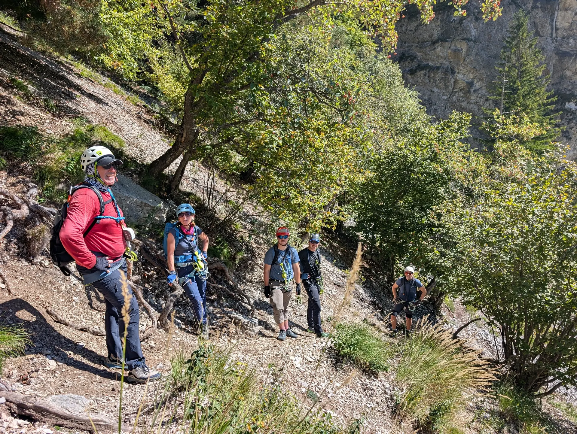 KS Leite | © DAV Gangkofen/Martin Götz_KS Mieminger Gebirge_KS Leite_Im Abstieg