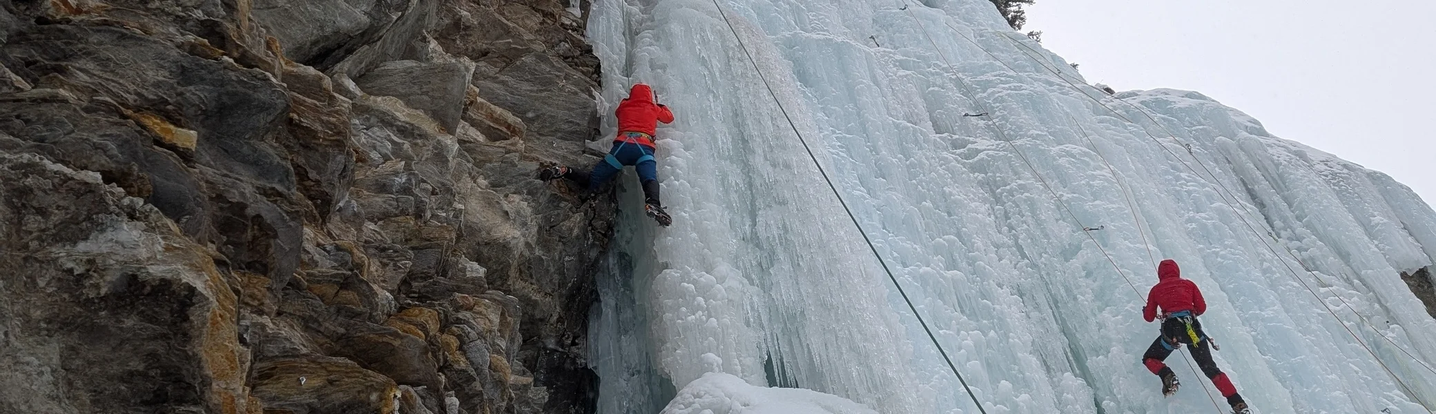 EK Eiskletterkurs Eispark Osttirol | © DAV Gangkofen/Martin Götz - Eiskletterkurs - Mixed Route