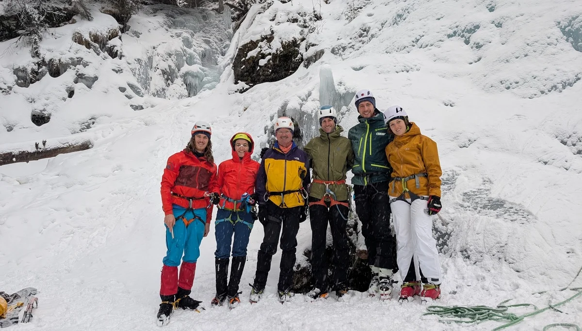 EK Eiskletterkurs Eispark Osttirol | © DAV Gangkofen/Martin Götz - Eiskletterkurs - Gruppenfoto