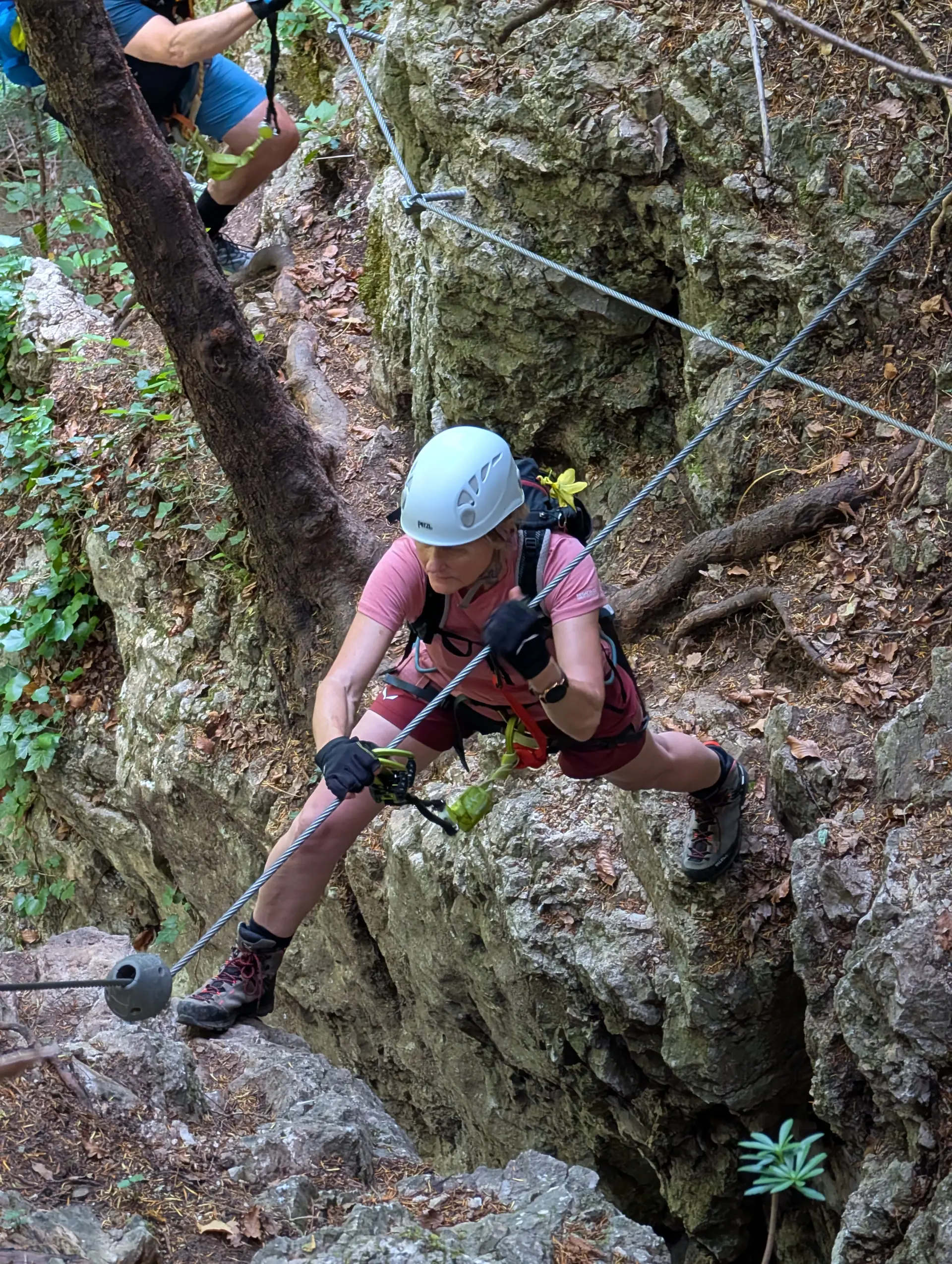 KS Einführungskurs I | © DAV Gangkofen/Martin Götz_KS Einführungskurs I_3.Tag_KS Val del Ri_Übertritt