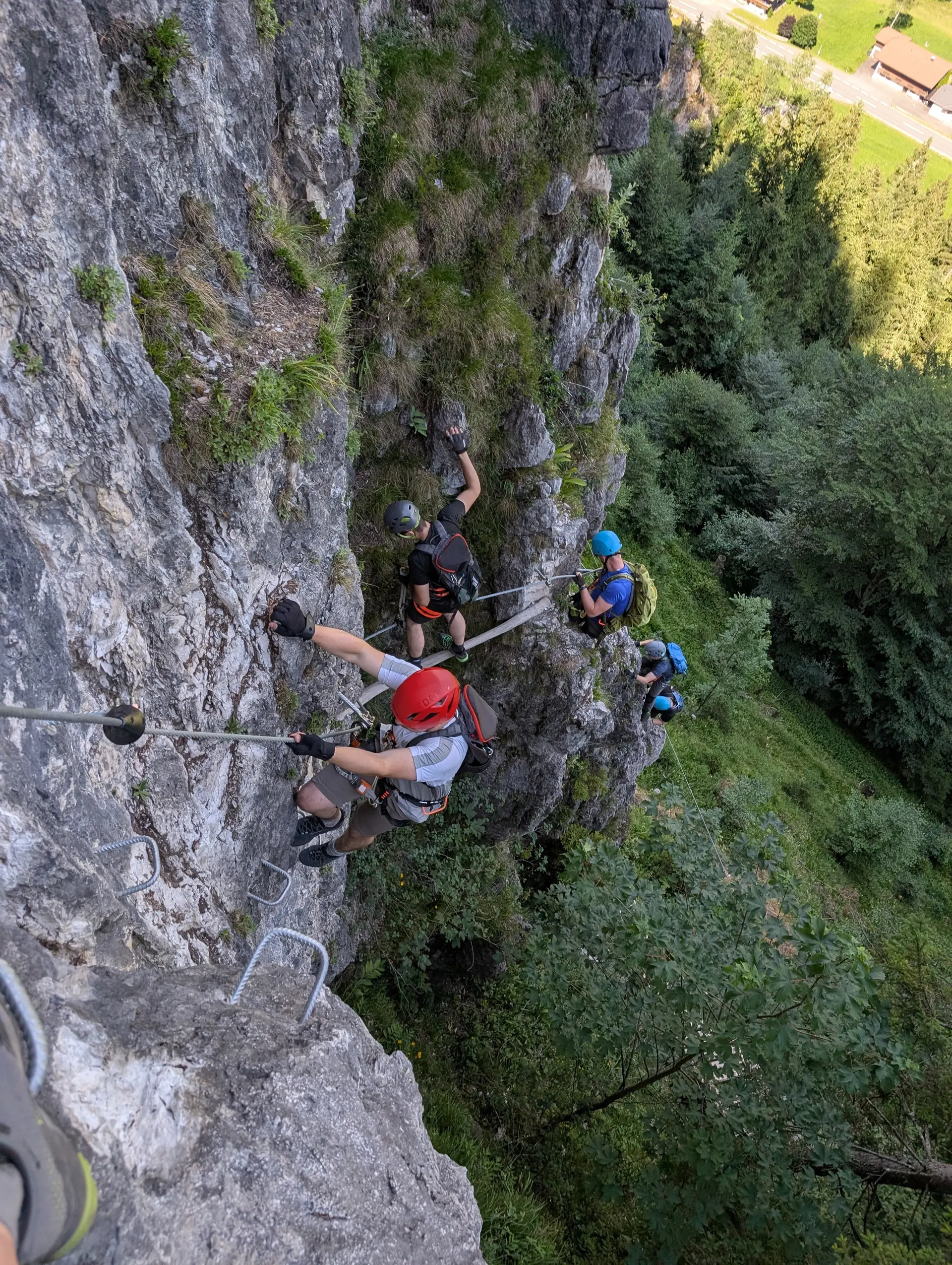 KS Einführungskurs II_1_3_Adolari 4_Im Quergang_ | © DAV Gangkofen/Martin Götz_KS Einführungskurs II_1_3_Adolari 4_Im Quergang