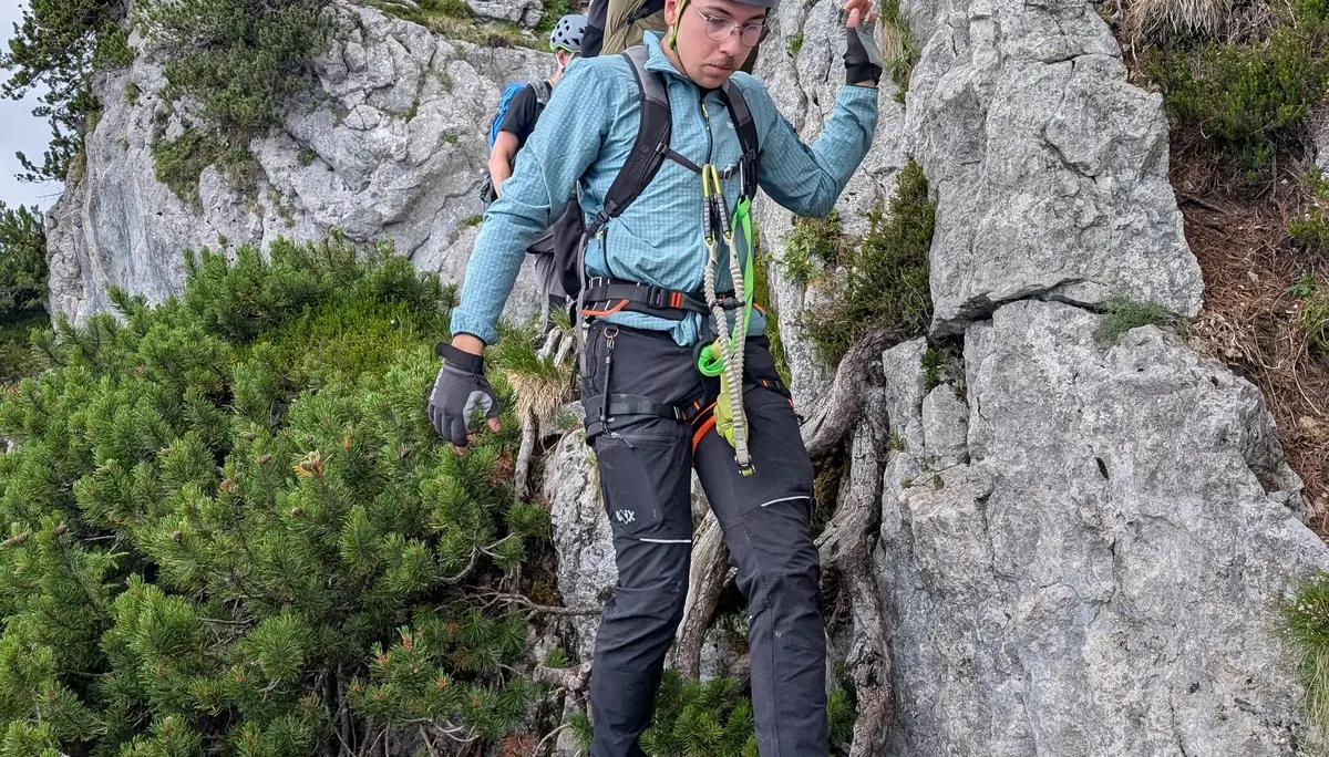 KS Einführungskurs II_2_KS S'Schustagangl_Zustieg_Im Gamssteig II_ | © DAV Gangkofen/Martin Götz_KS Einführungskurs II_2_KS S'Schustagangl_Zustieg_Im Gamssteig II