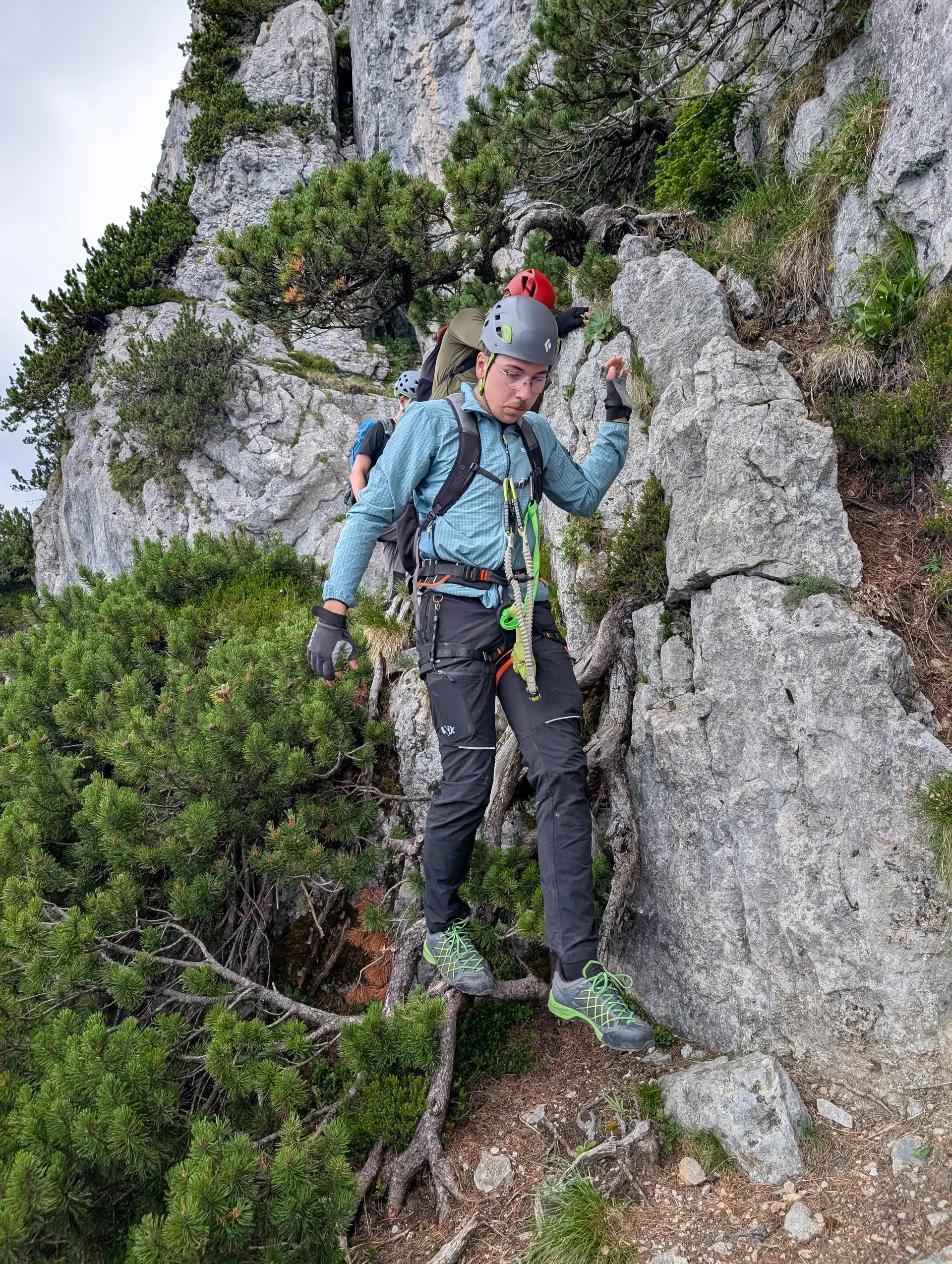 KS Einführungskurs II_2_KS S'Schustagangl_Zustieg_Im Gamssteig II_ | © DAV Gangkofen/Martin Götz_KS Einführungskurs II_2_KS S'Schustagangl_Zustieg_Im Gamssteig II